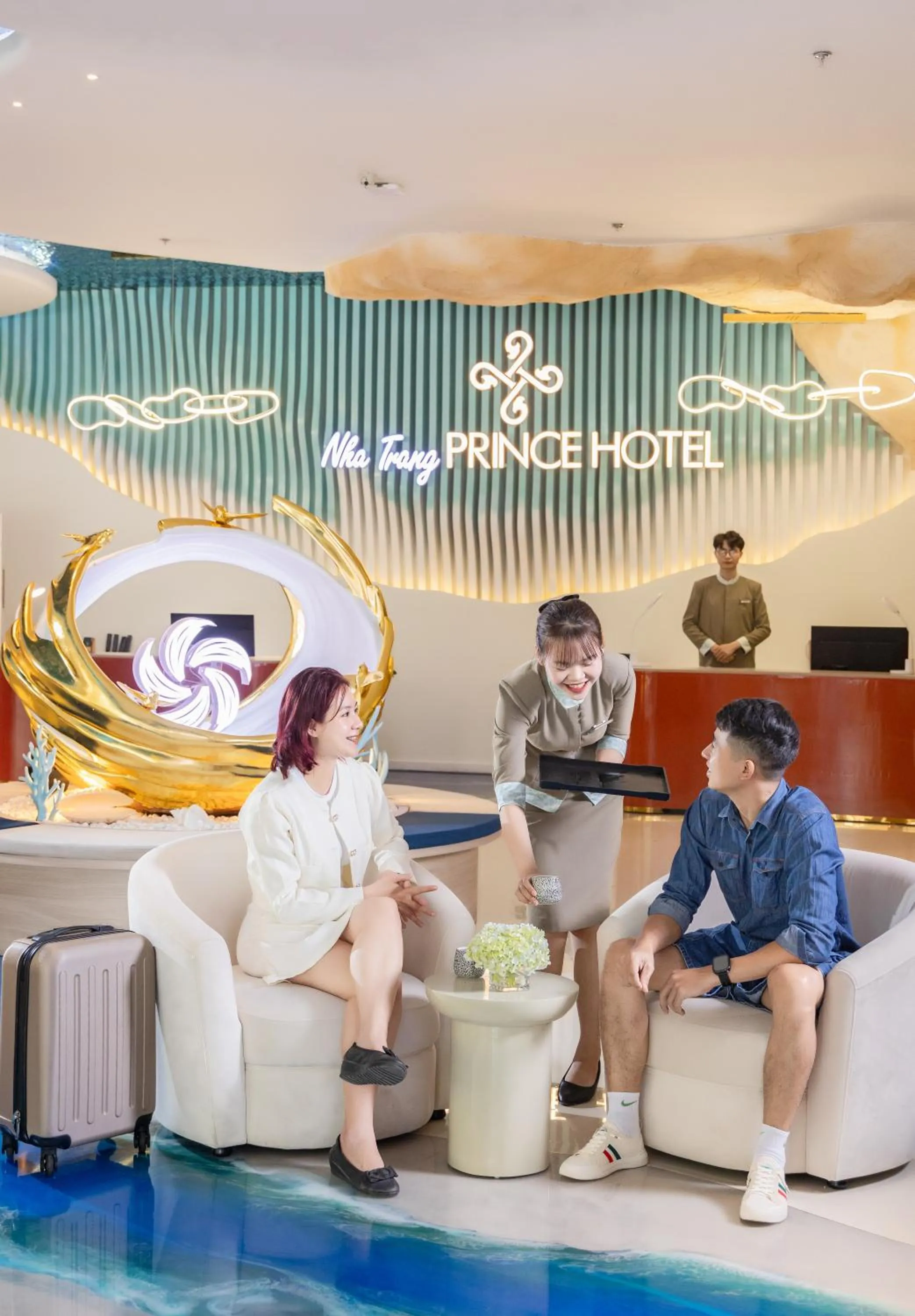 Lobby or reception in Nha Trang Prince Hotel