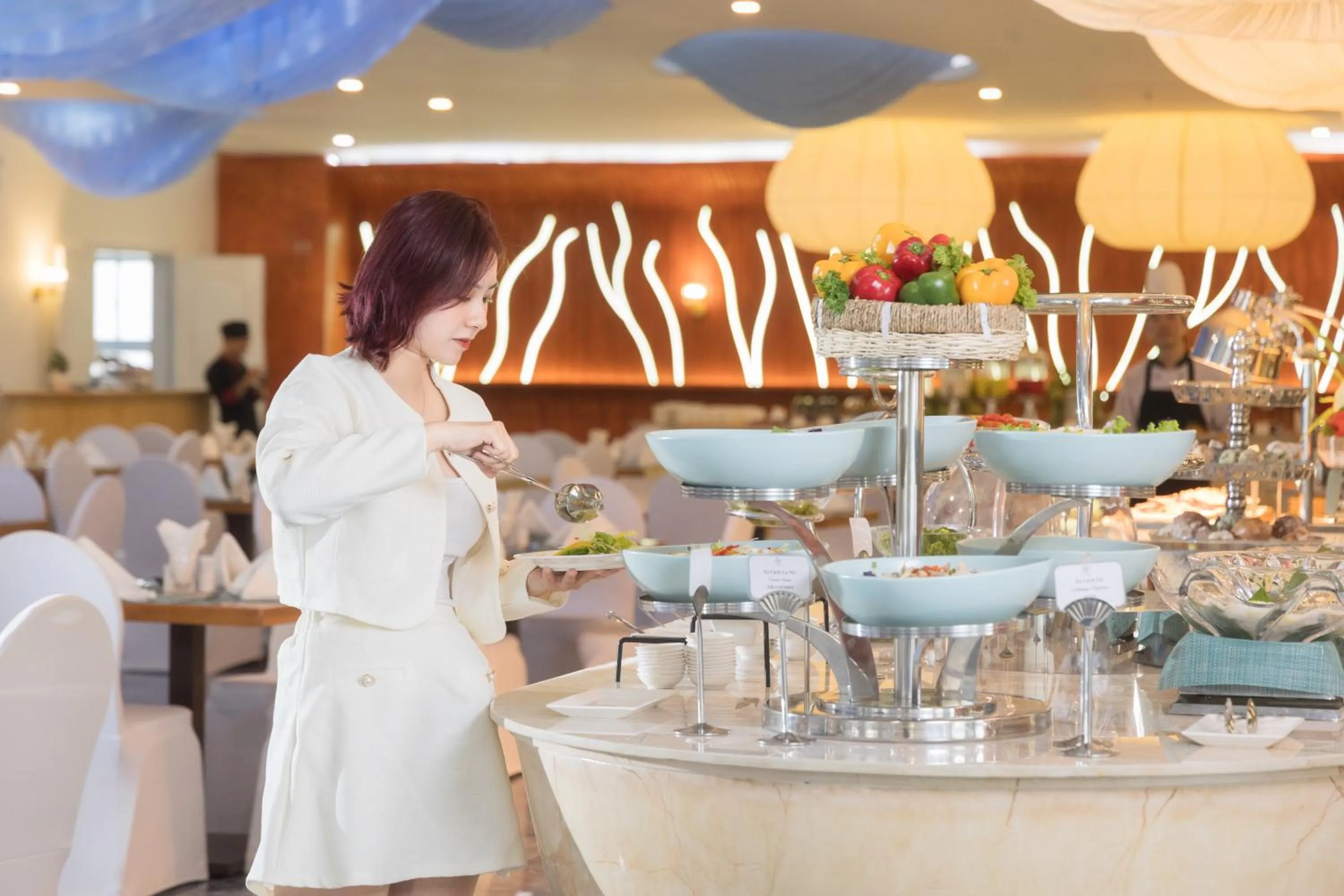 Buffet breakfast in Nha Trang Prince Hotel