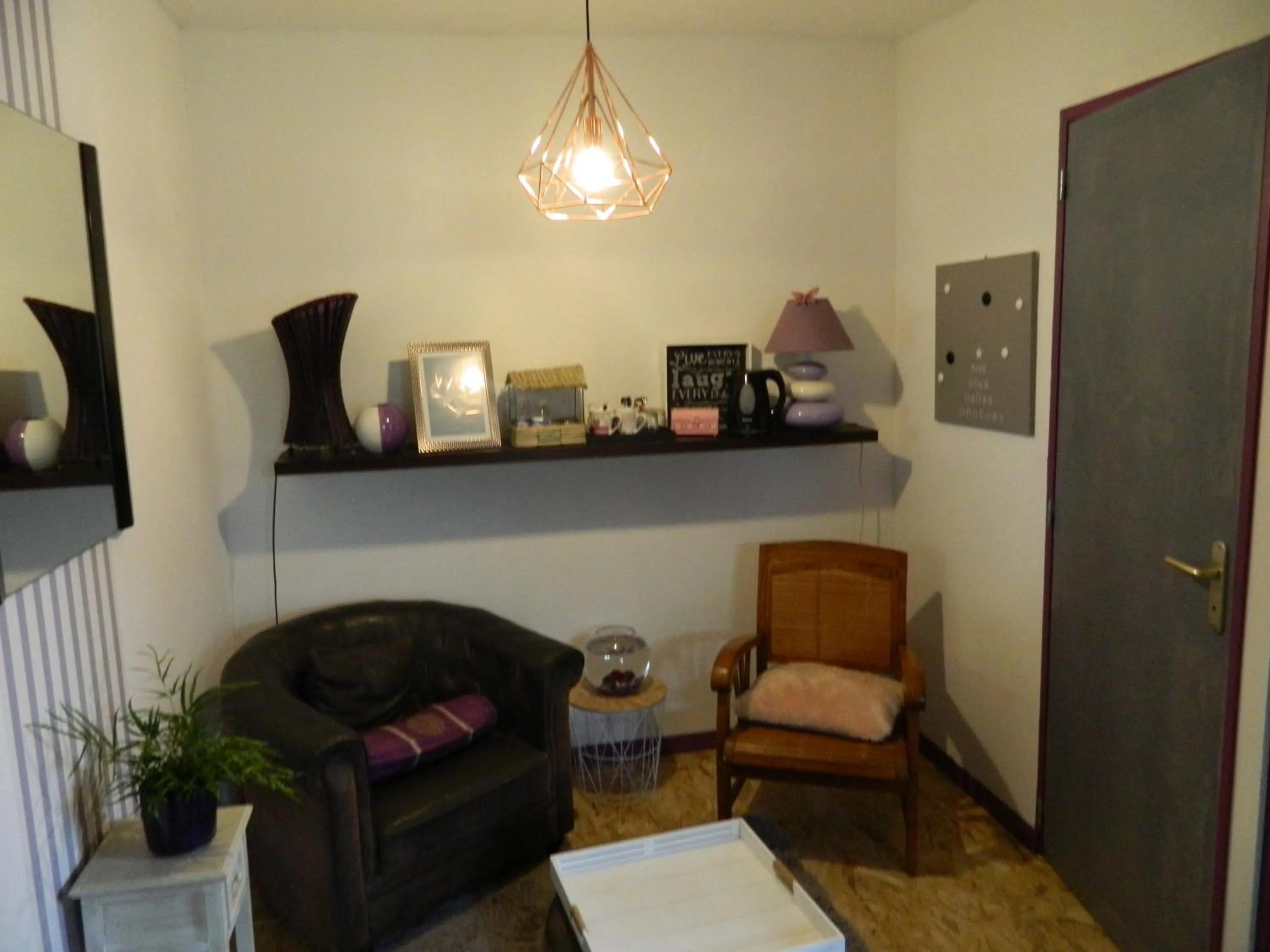 Seating area in Chambres d'hôtes La Fougereuse