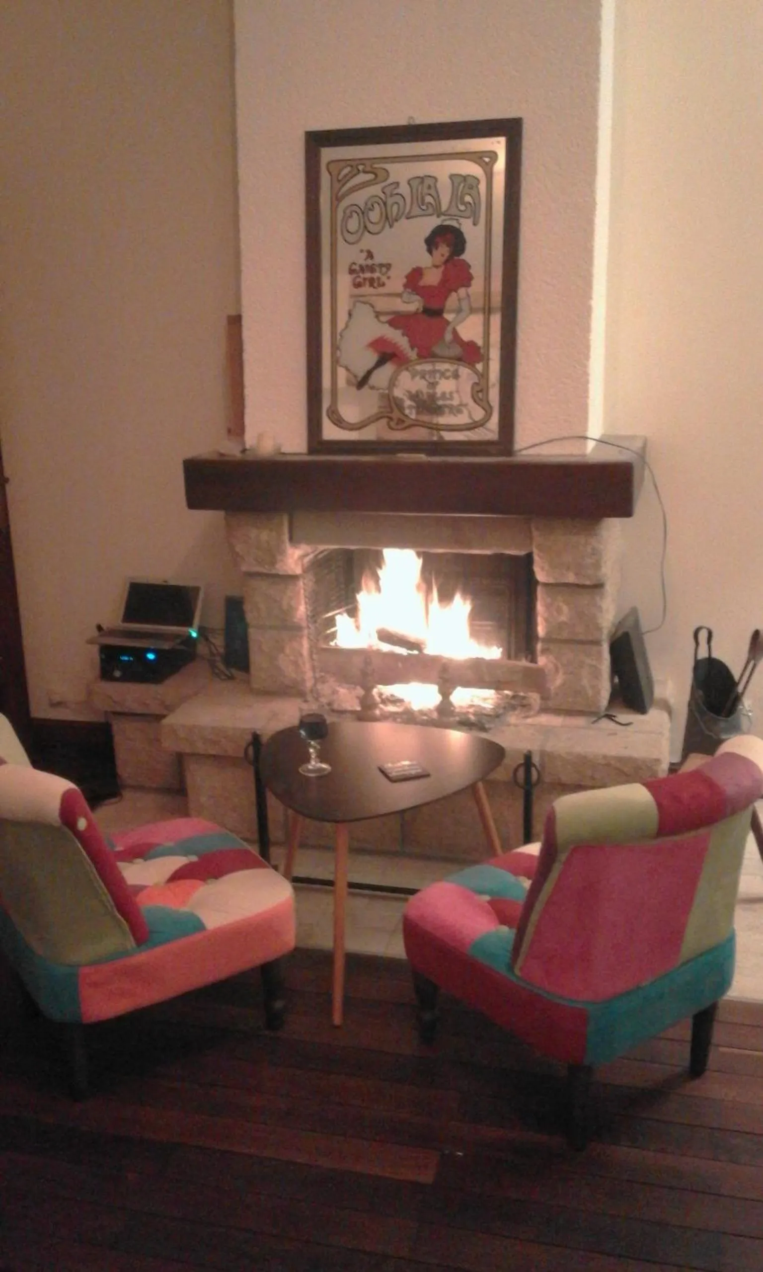 Communal lounge/ TV room in Alex Guest House