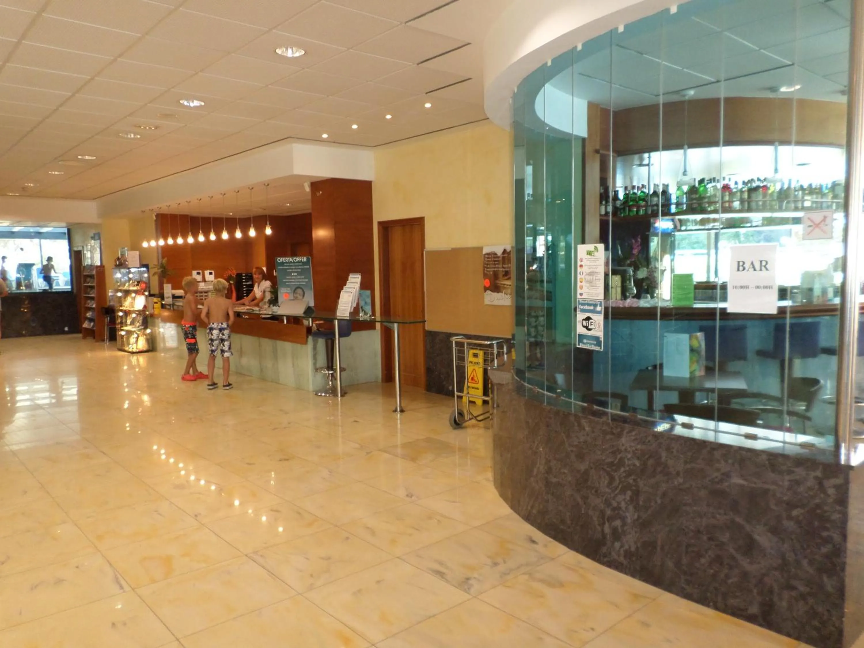 Lobby or reception in Hotel Blaucel