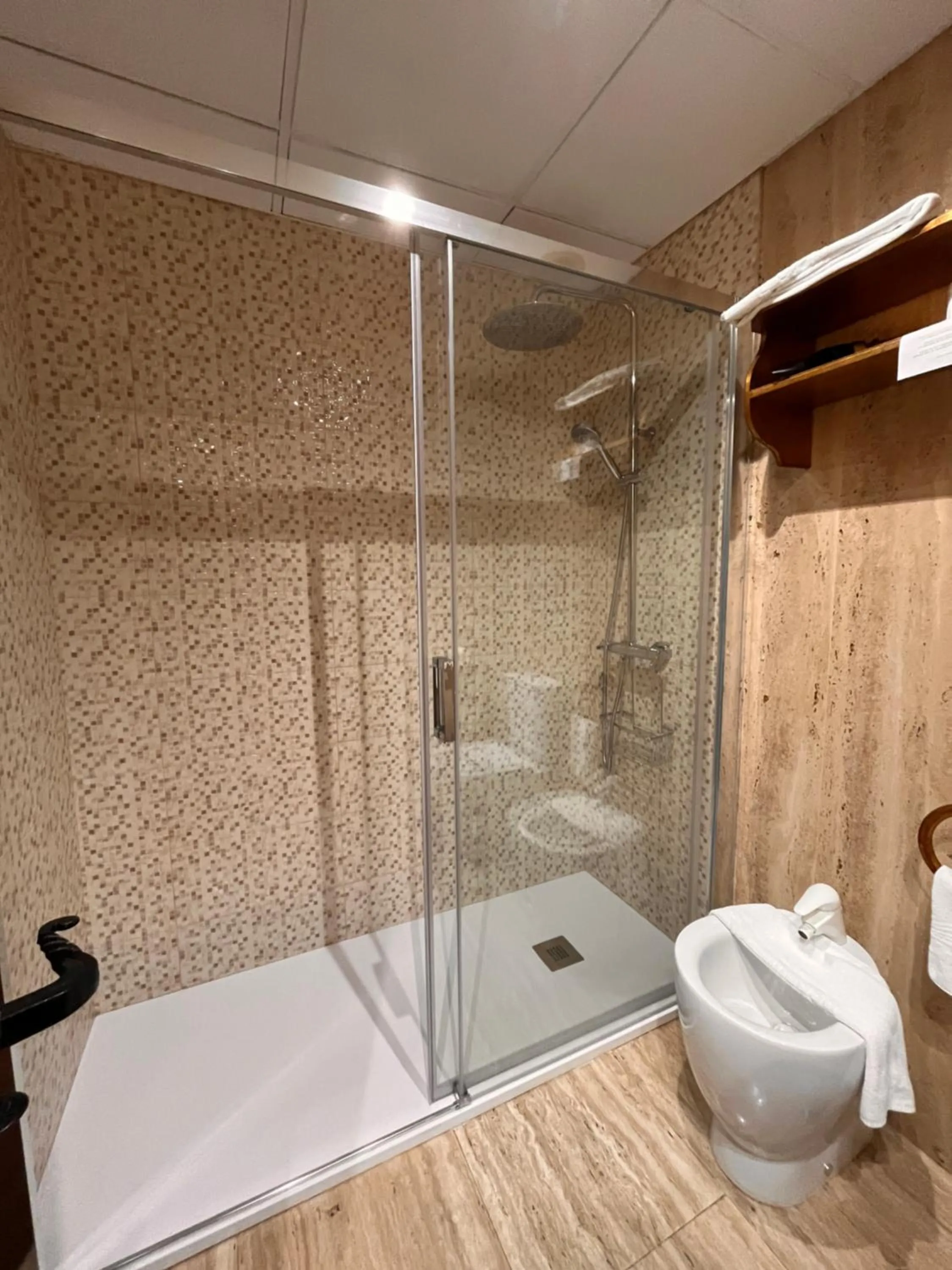 Shower in Hotel Microtel Placentinos