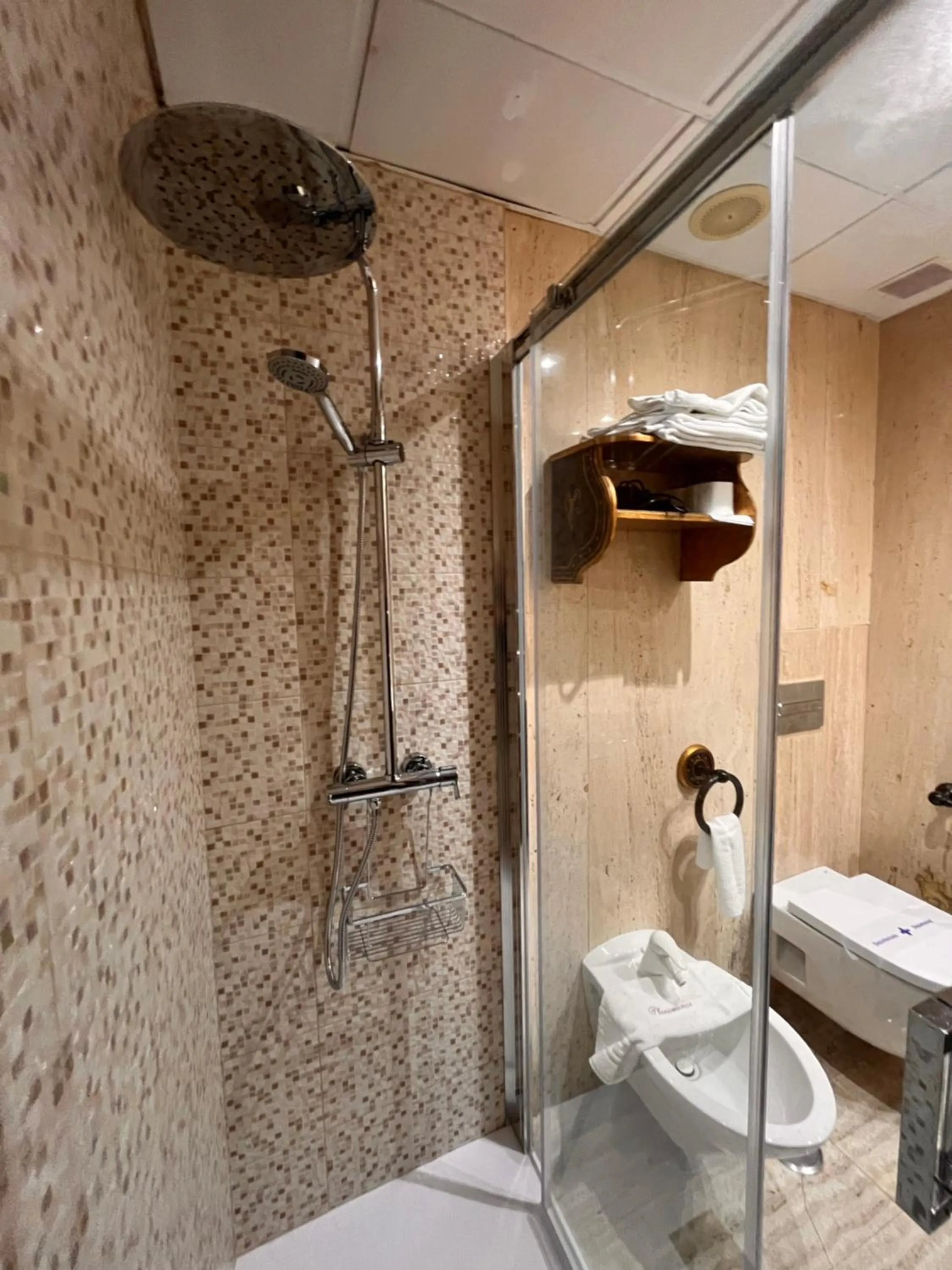 Shower in Hotel Microtel Placentinos