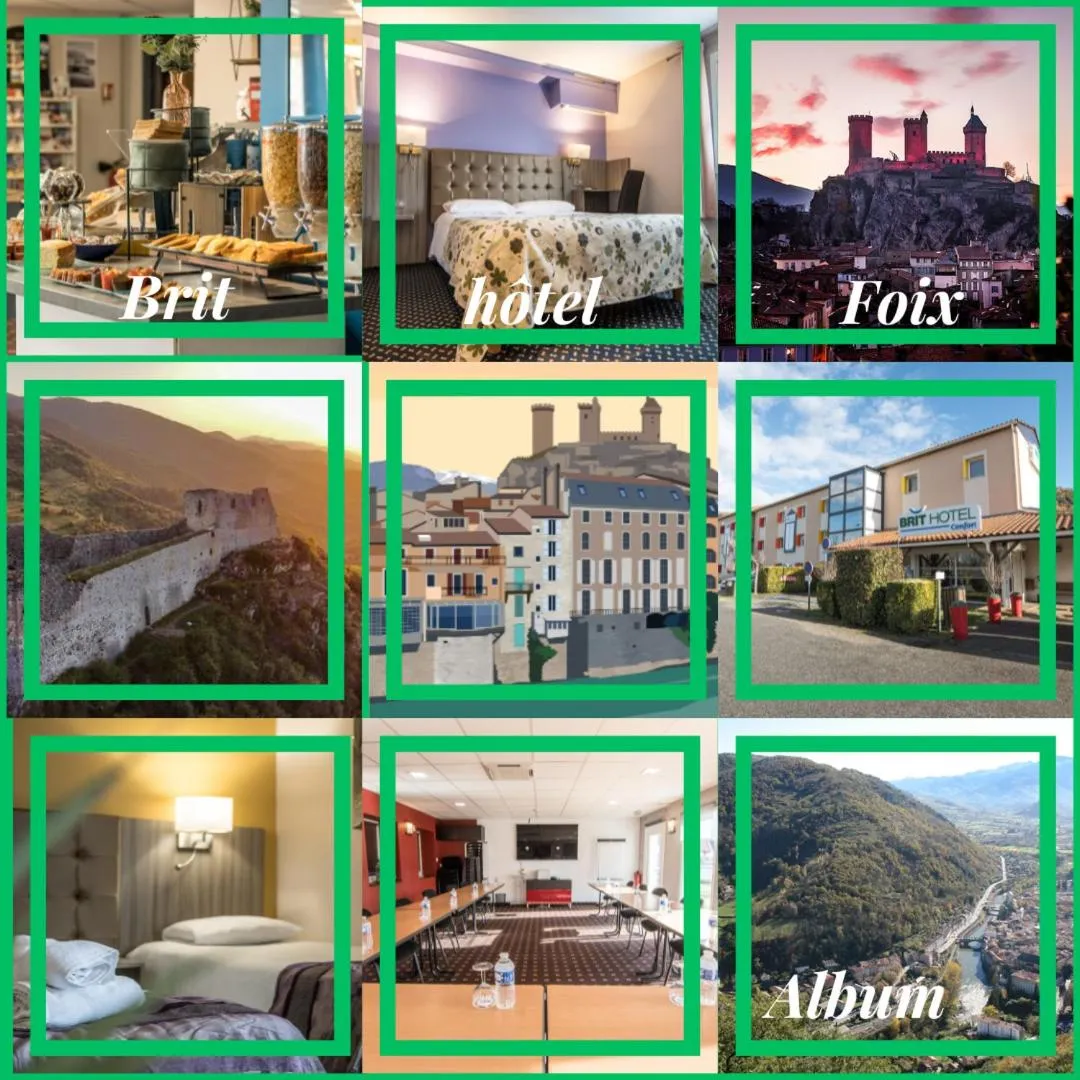 Property building in Brit Hotel Confort Foix