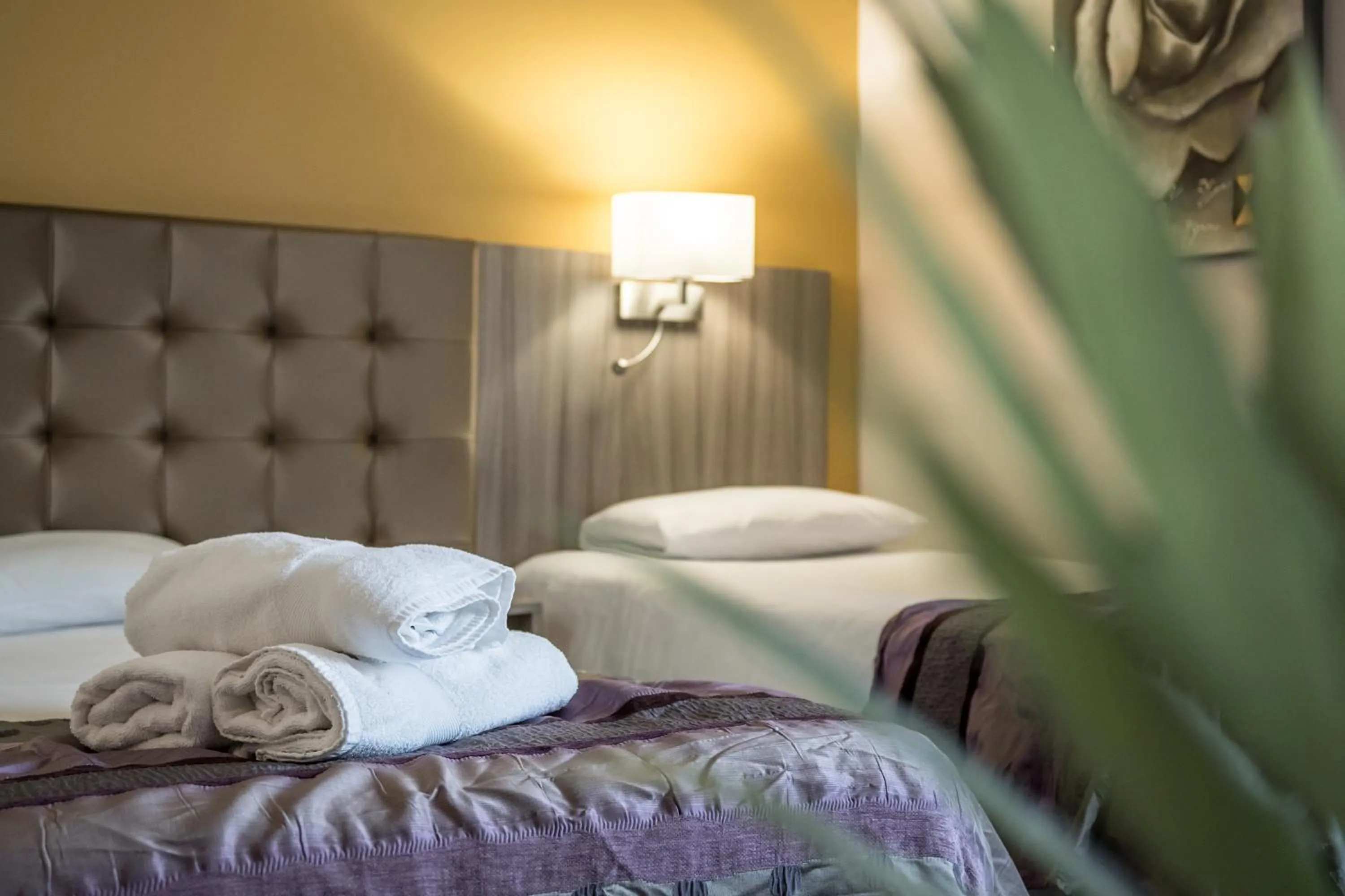 Bedroom, Bed in Brit Hotel Confort Foix