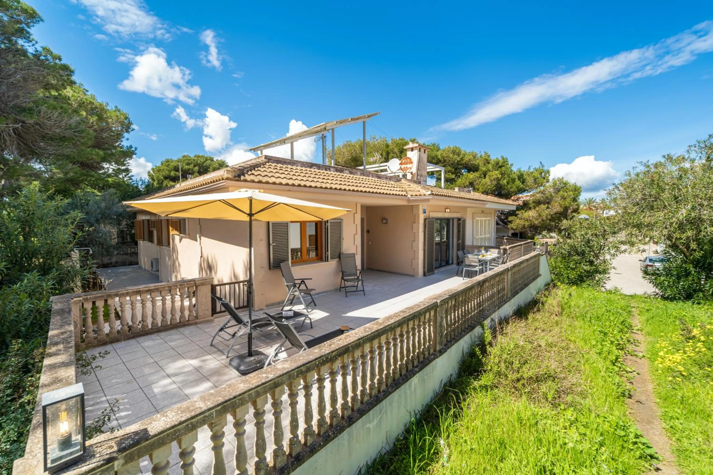 Property building in Villa Can Canta Natura Park House at Platja de Muro Beach