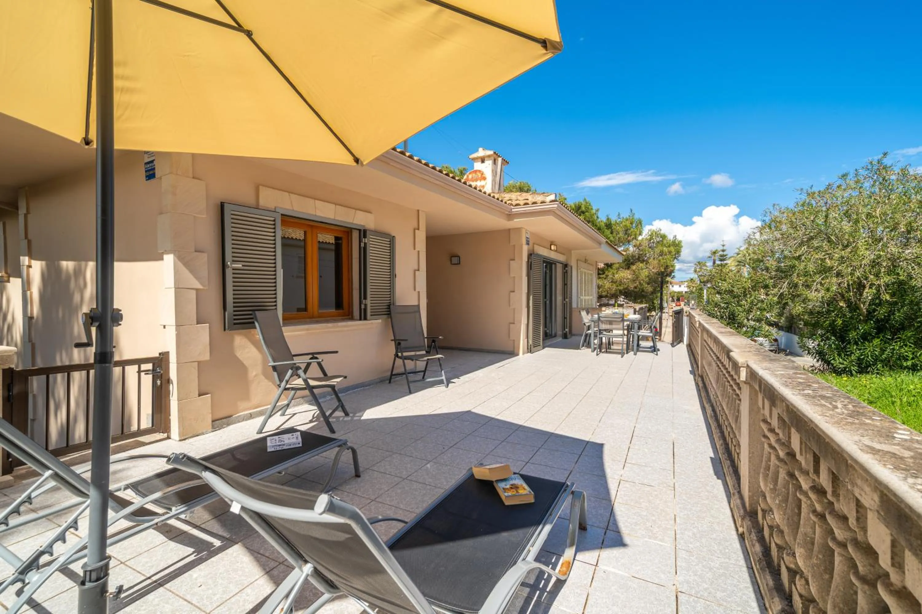 View (from property/room) in Villa Can Canta Natura Park House at Platja de Muro Beach