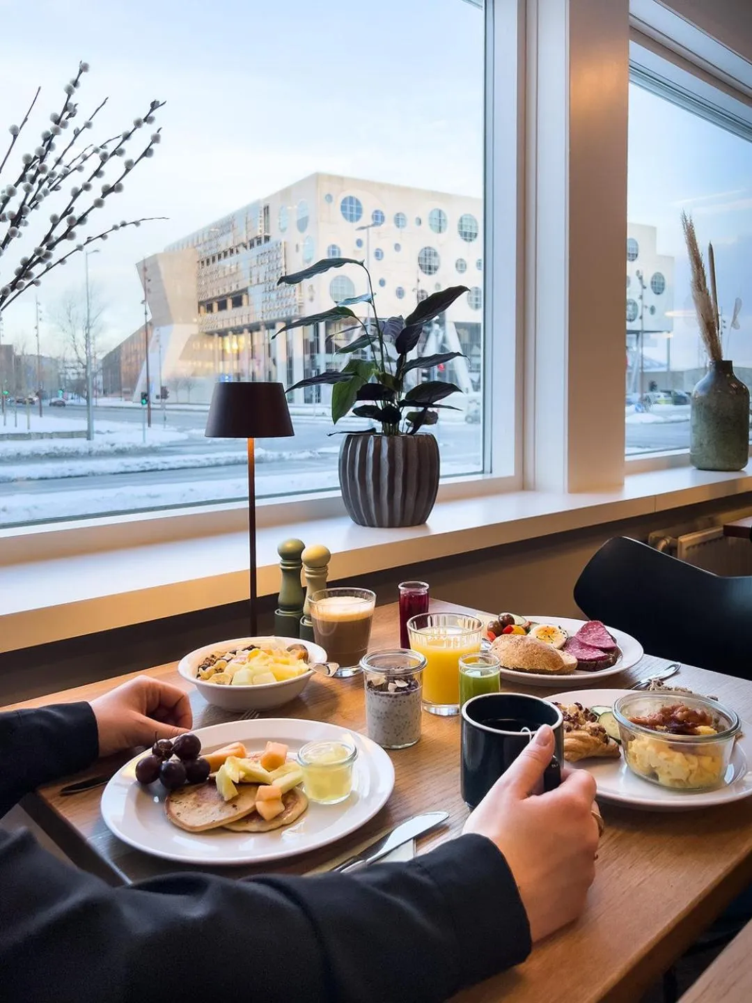 Breakfast in KOMPAS Hotel Aalborg