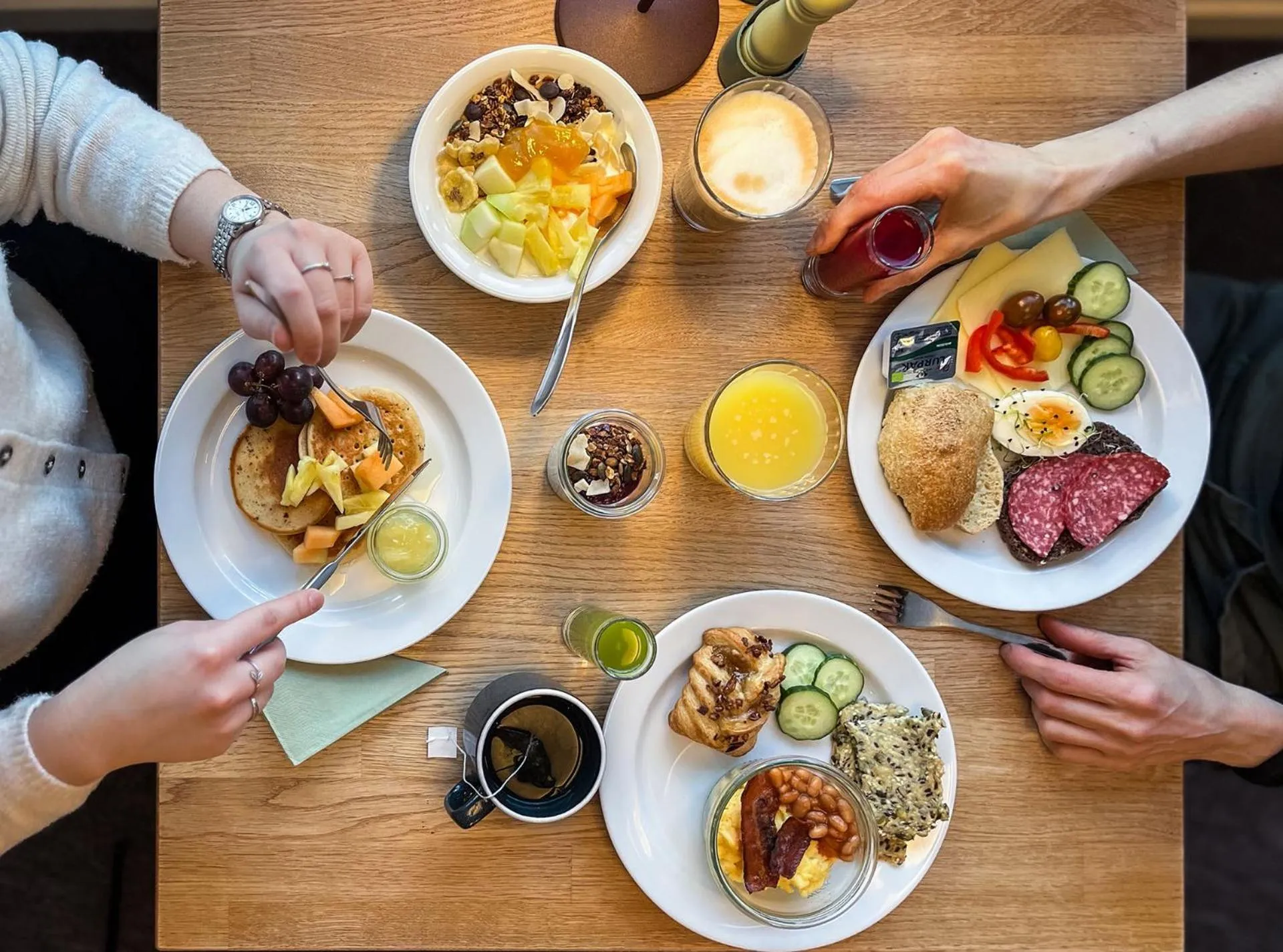 Breakfast in KOMPAS Hotel Aalborg