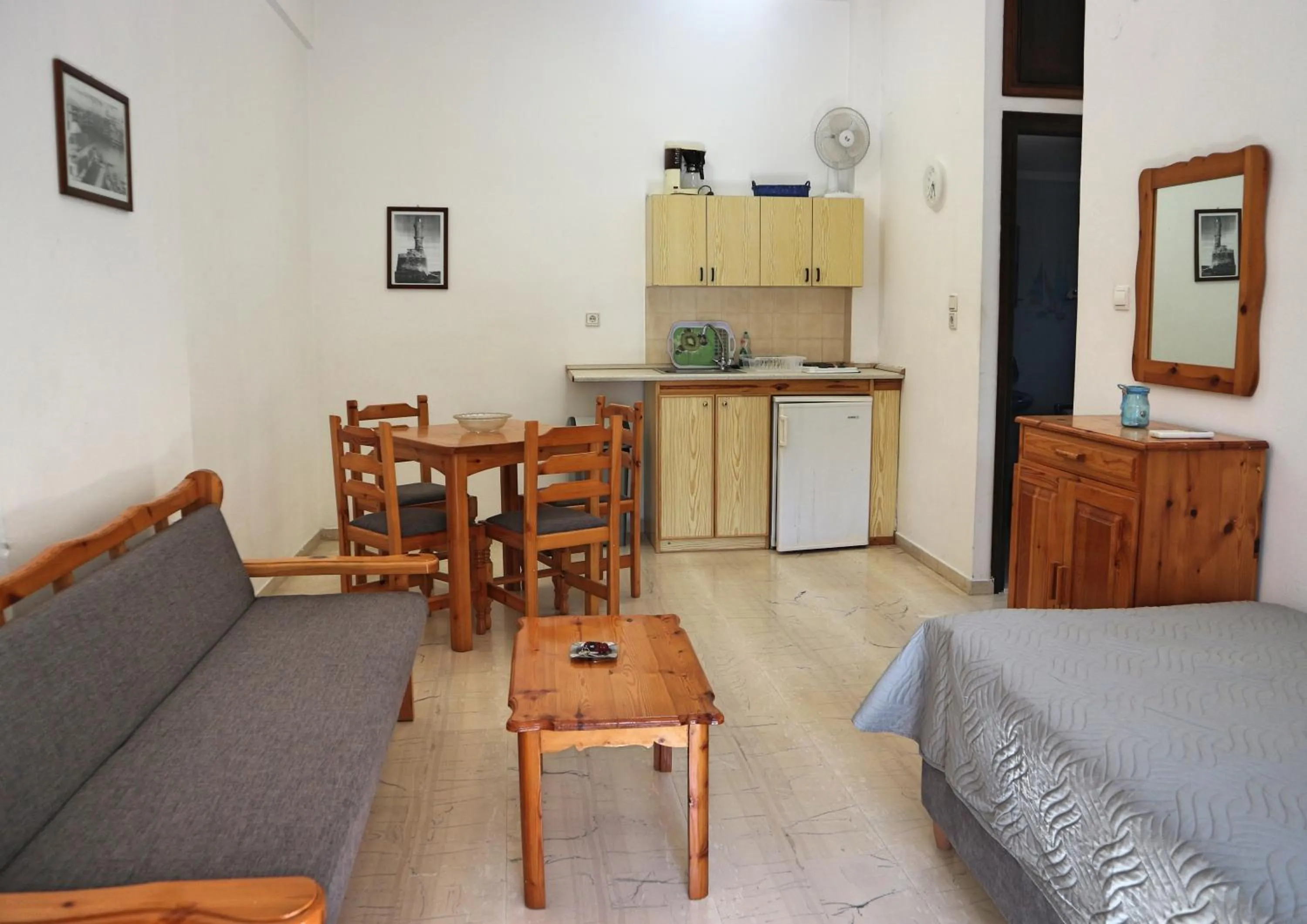 Kitchen or kitchenette in Oliaria Apartments