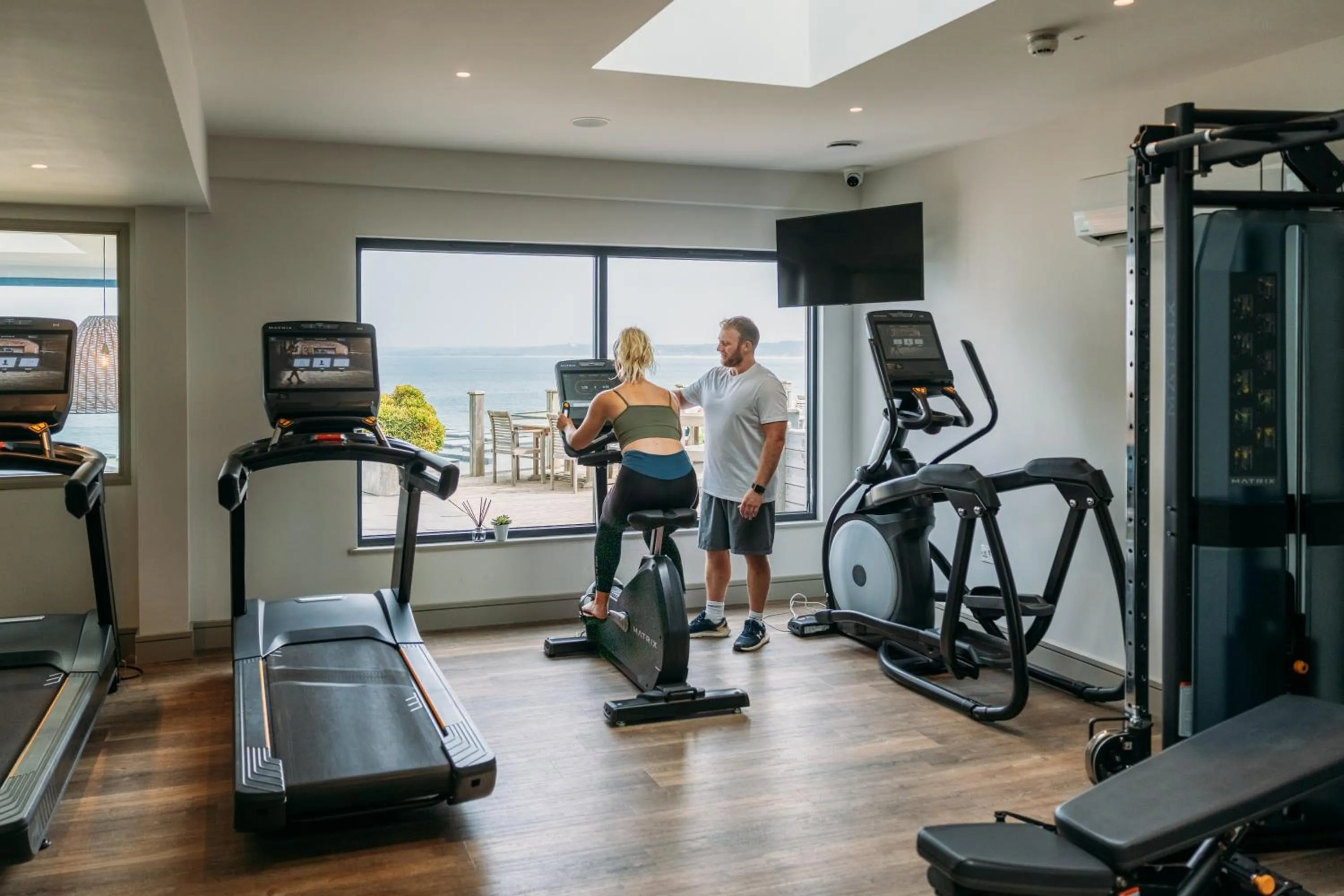 Fitness centre/facilities in Carbis Bay and Spa Hotel