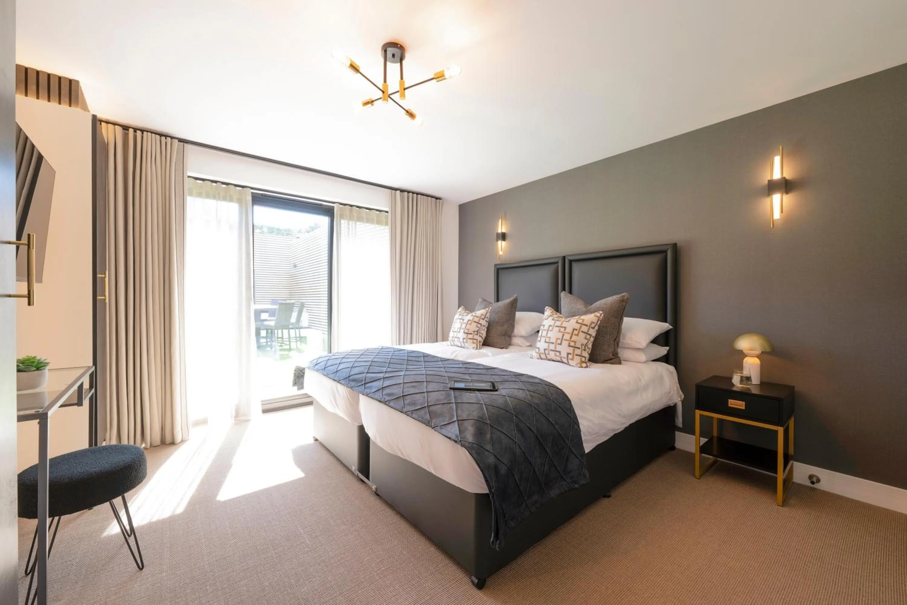 Bed in Carbis Bay and Spa Hotel