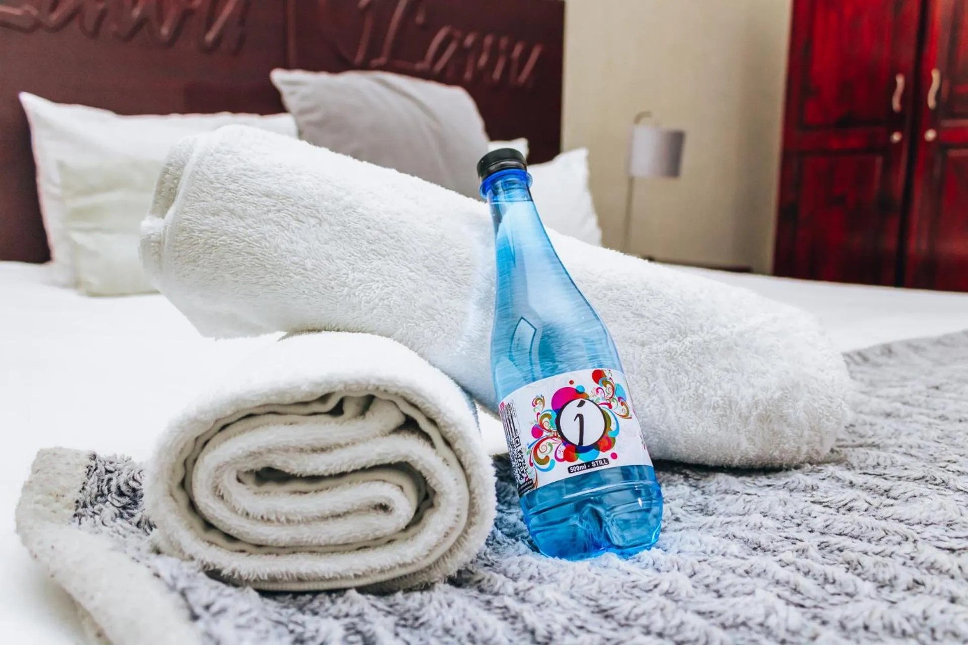 towels, Bed in New England Guest House by Ilawu