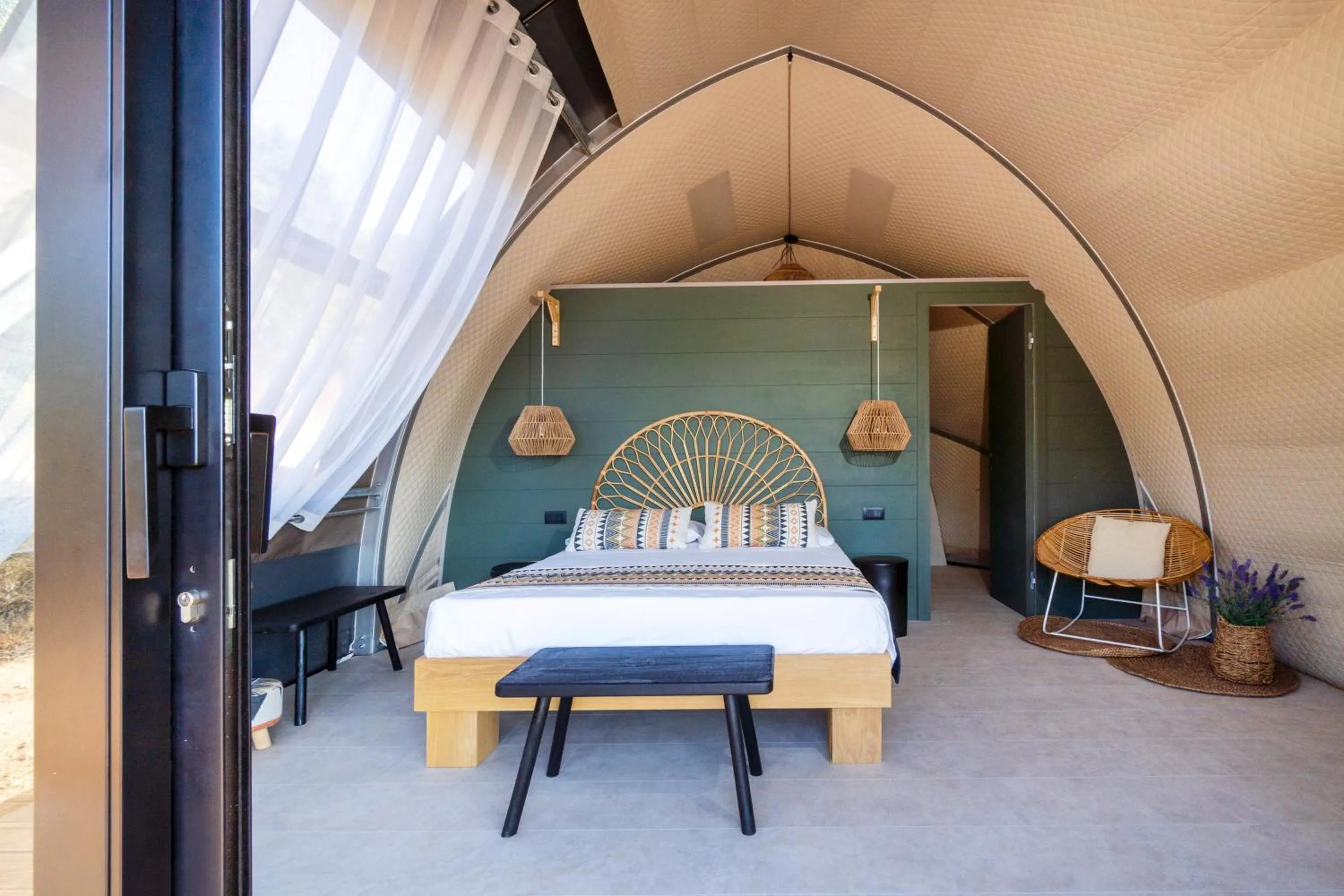 Bed in Hotel Glamping Borgo di Campagna
