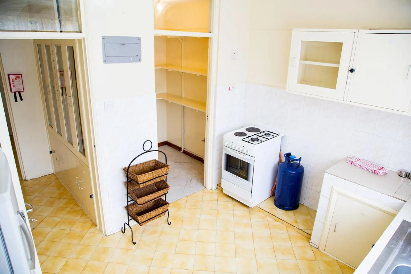 Kitchen or kitchenette in Njema Court Apartment
