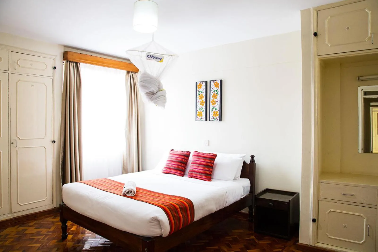 Bed in Njema Court Apartment