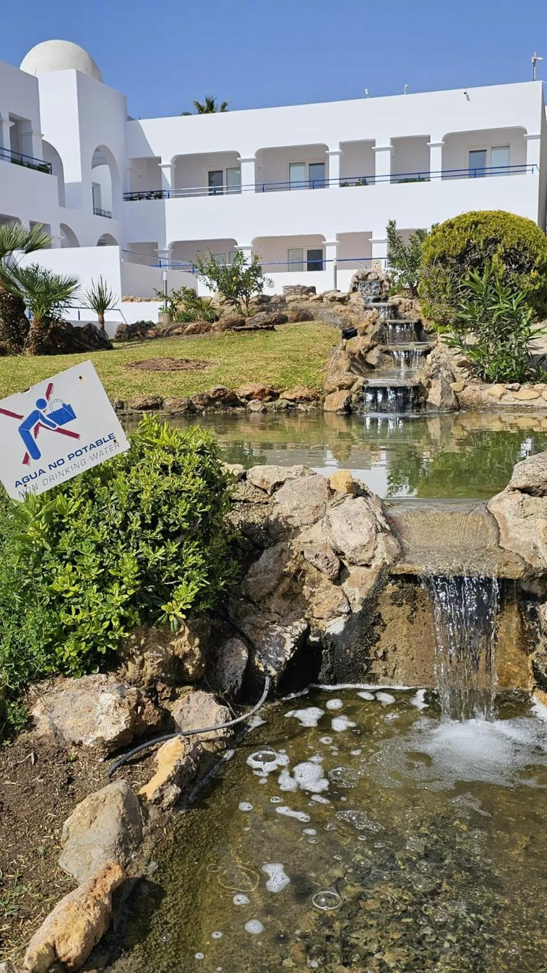 Garden view in Hotel Puntazo II