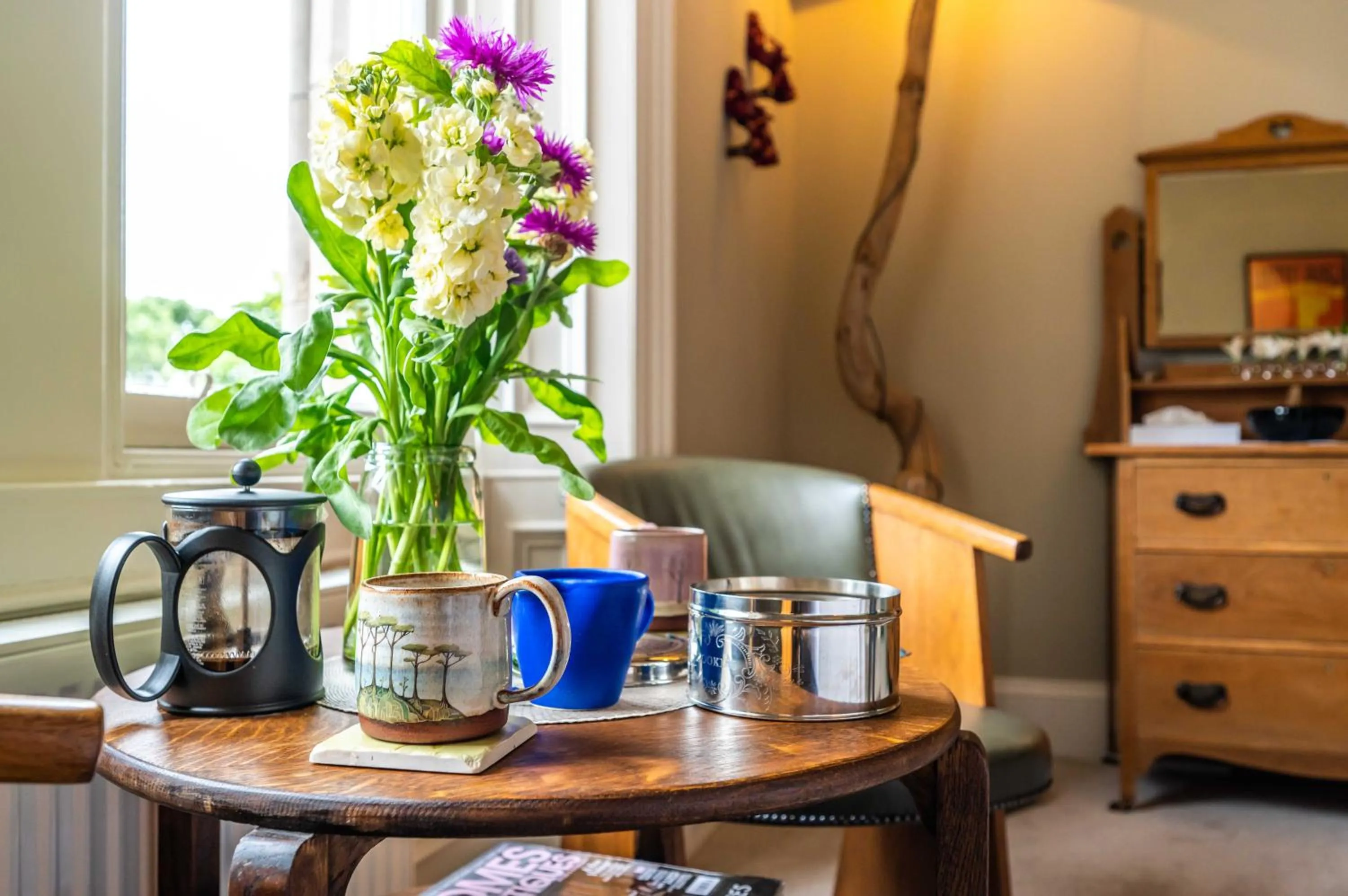 Seating area in Washington House