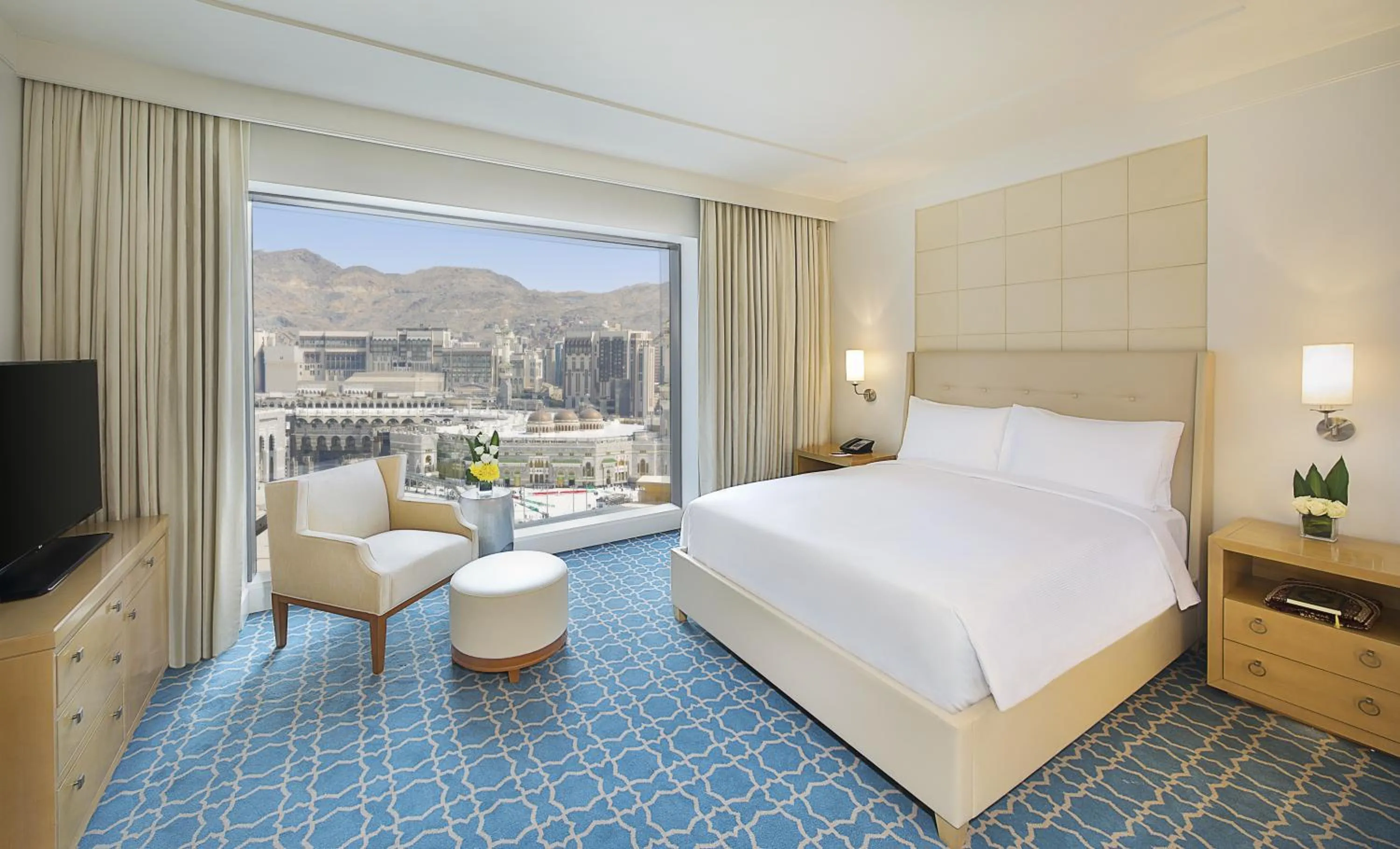 Bed in Hilton Hotel & Convention Jabal Omar Makkah