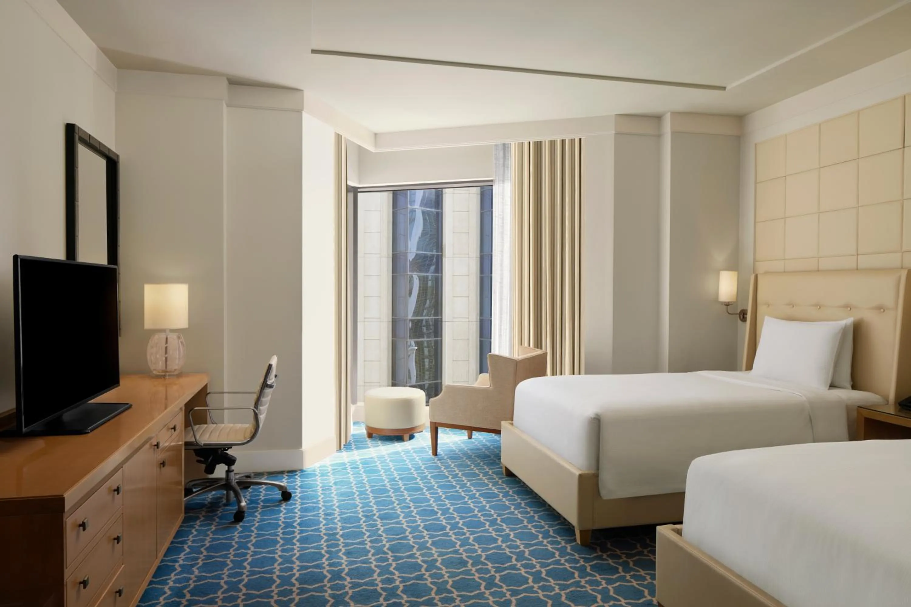 Bed in Hilton Hotel & Convention Jabal Omar Makkah