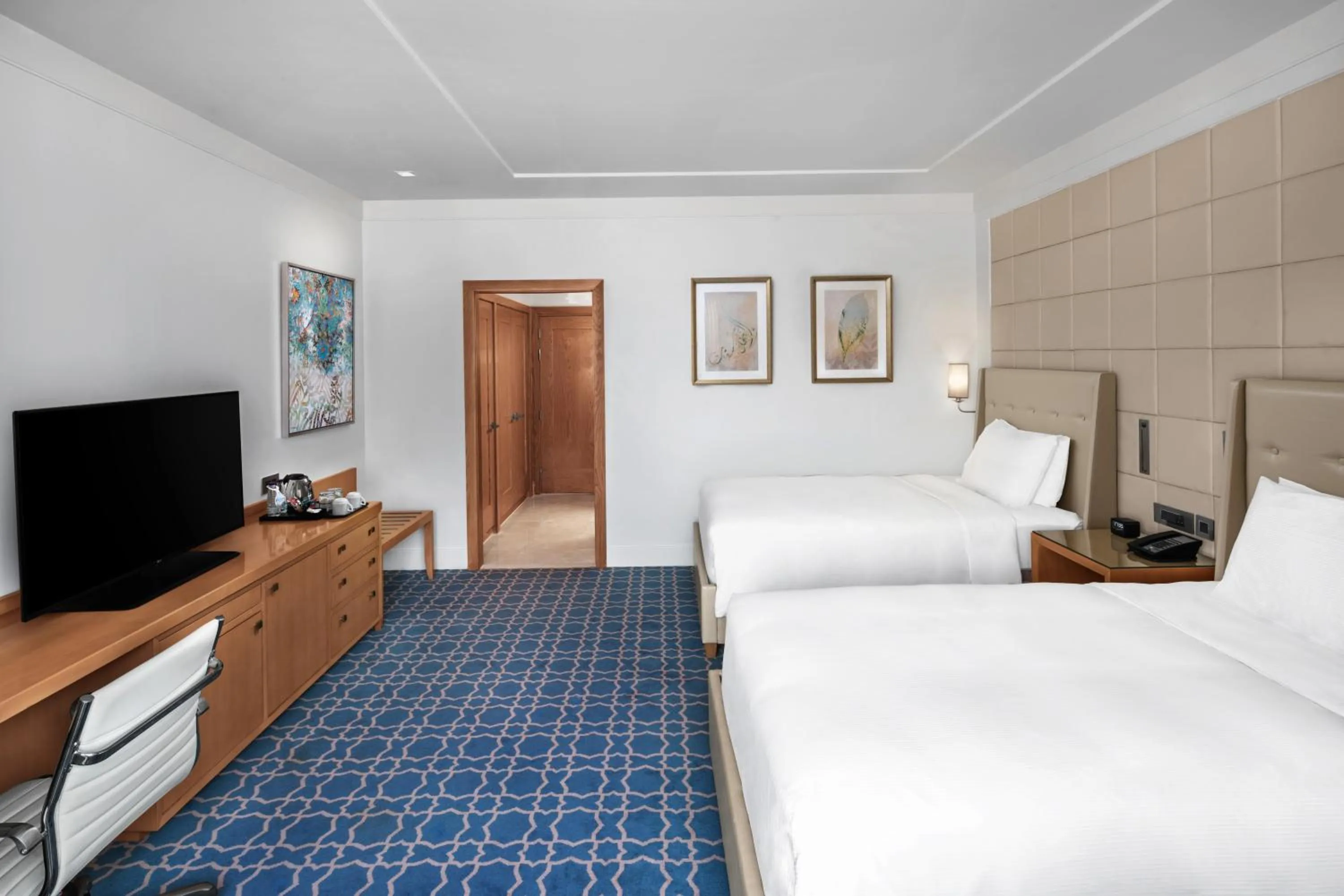 Bed in Hilton Hotel & Convention Jabal Omar Makkah