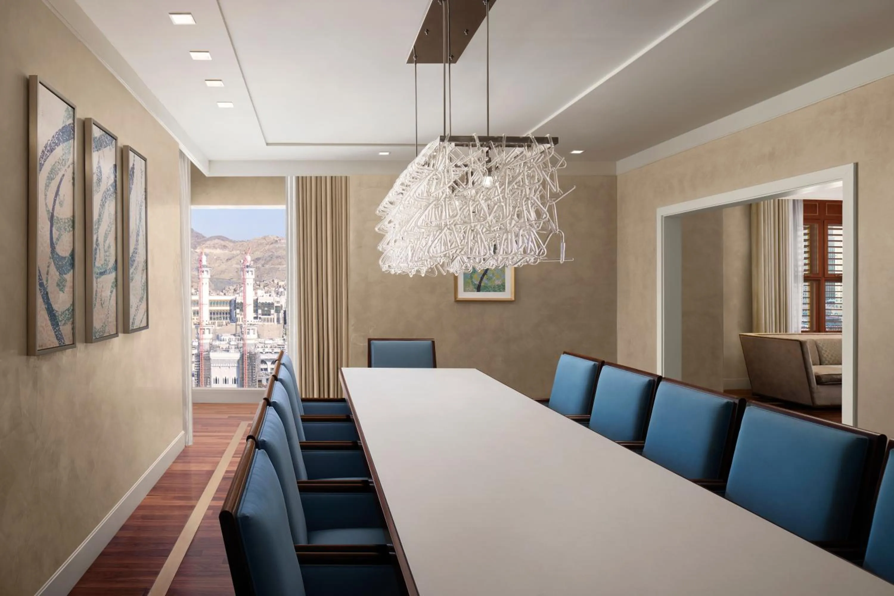 Seating area in Hilton Hotel & Convention Jabal Omar Makkah