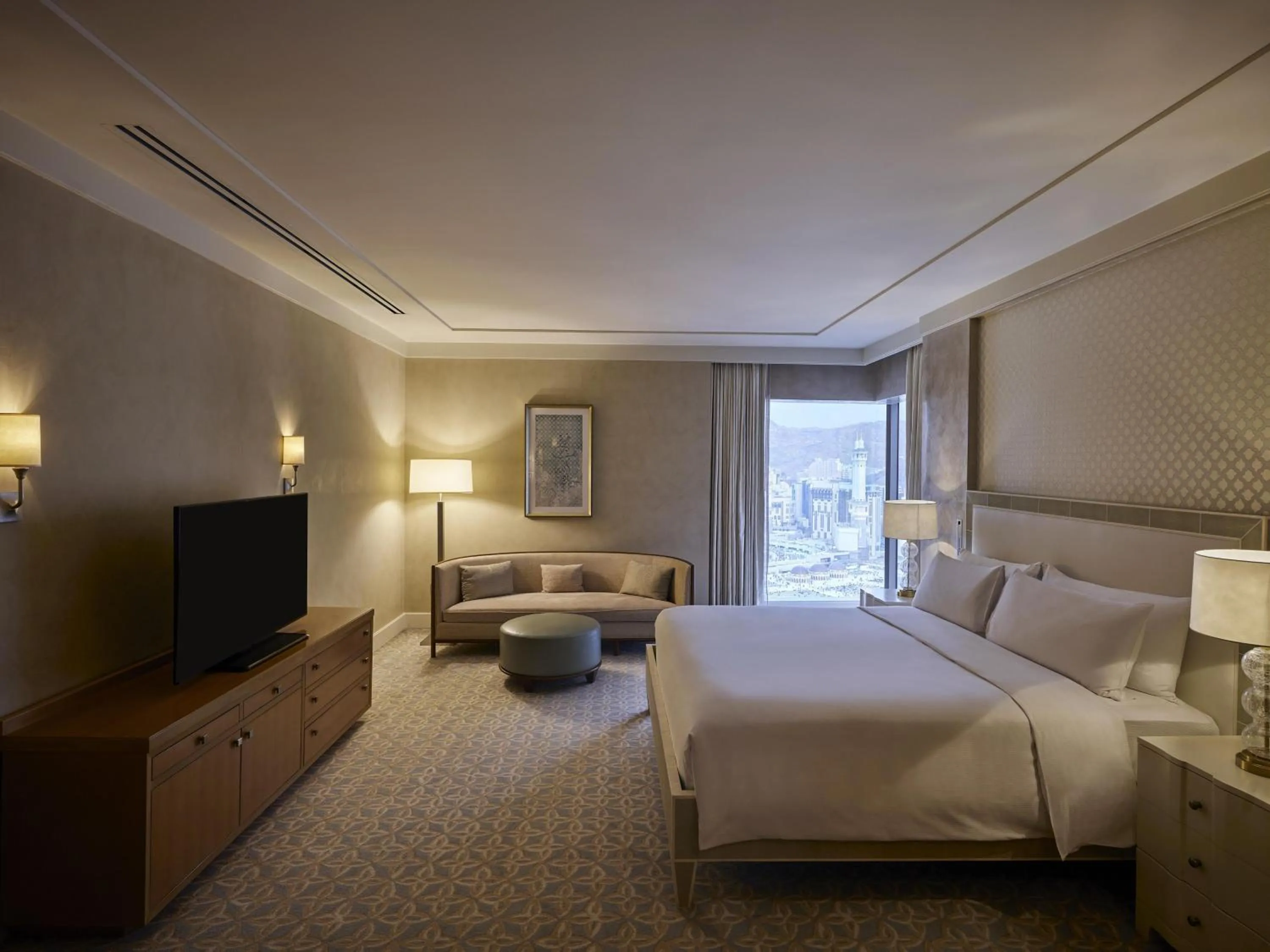 Bed in Hilton Hotel & Convention Jabal Omar Makkah