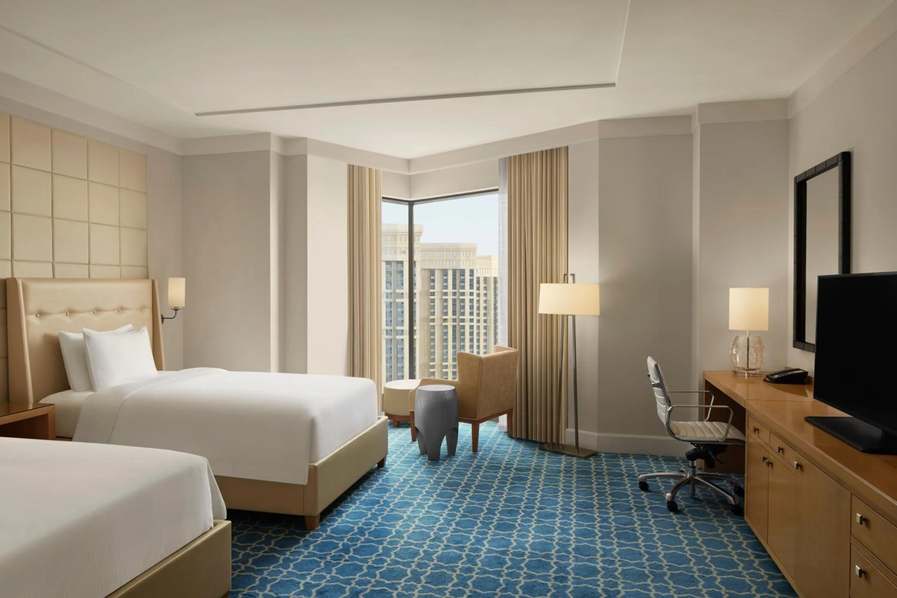 Bed in Hilton Hotel & Convention Jabal Omar Makkah