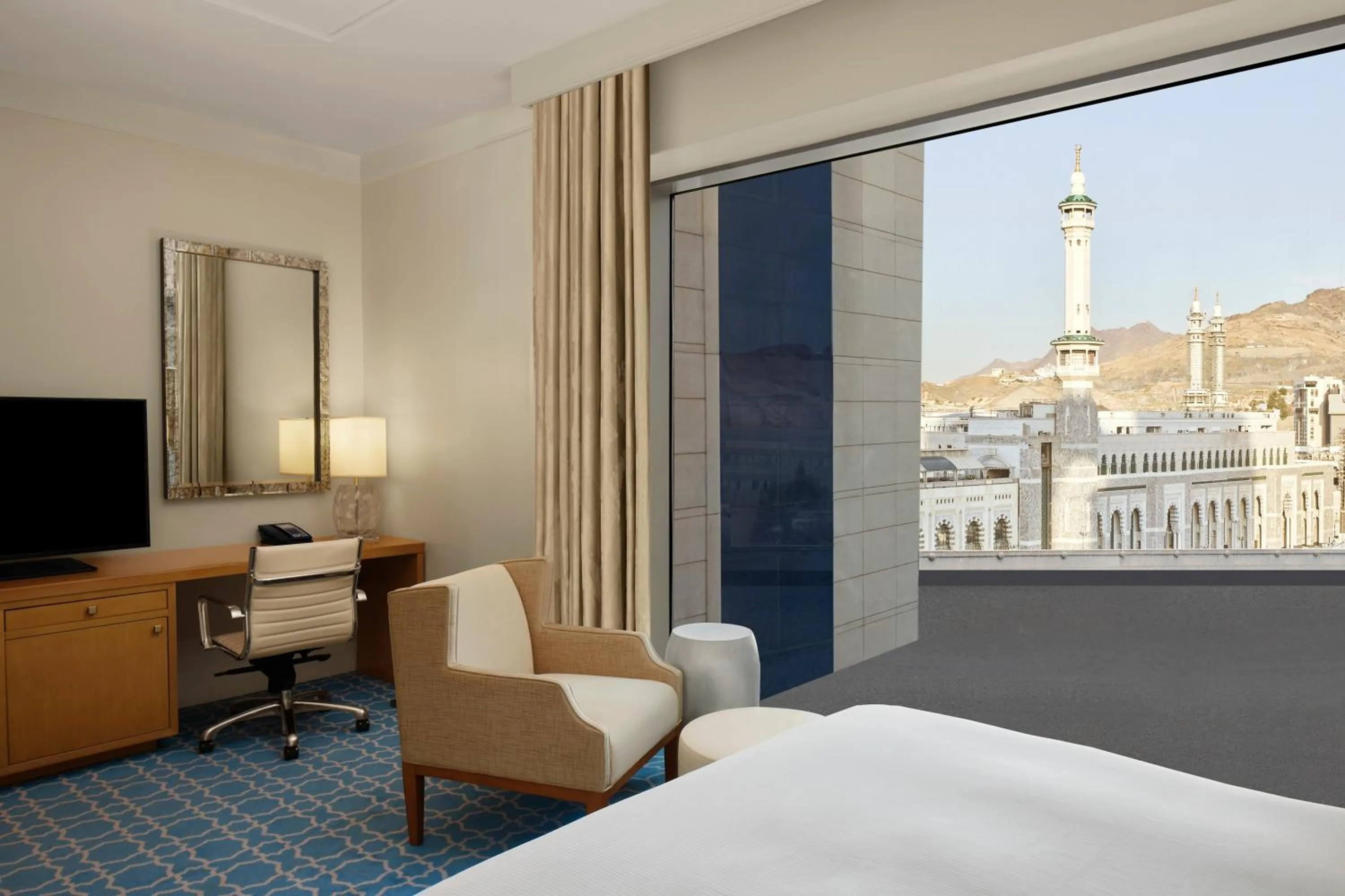 Bed in Hilton Hotel & Convention Jabal Omar Makkah