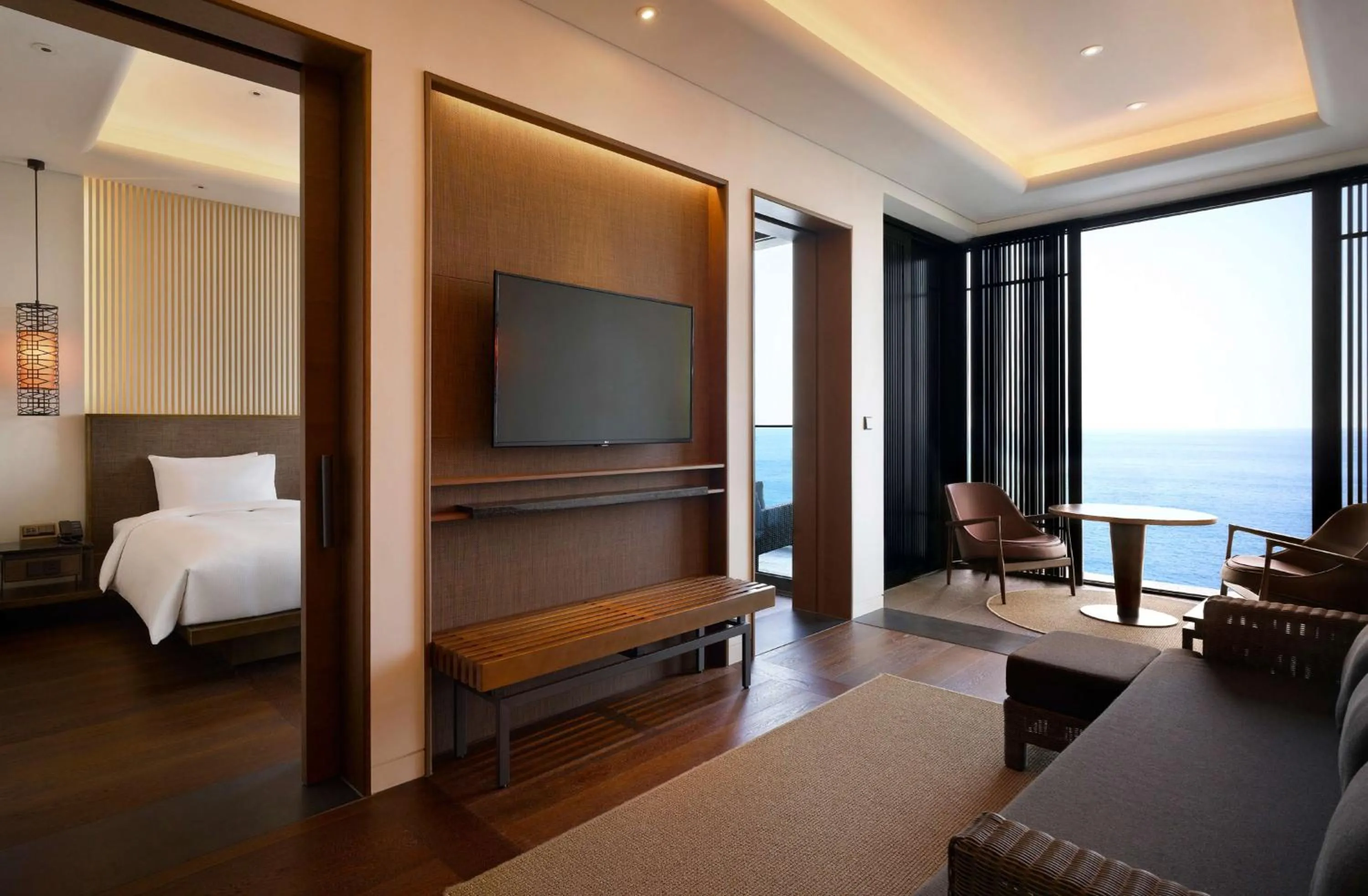 Bedroom, Bed in Hilton Busan Korea Republic of South