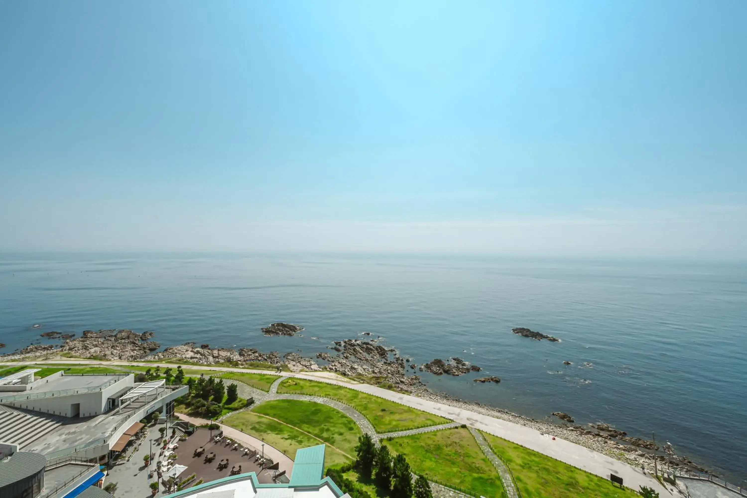 Executive King Room with Lounge Access and Ocean View in Hilton Busan Korea Republic of South Executive King Room with Lounge Access and Ocean View in Hilton Busan Korea Republic of South