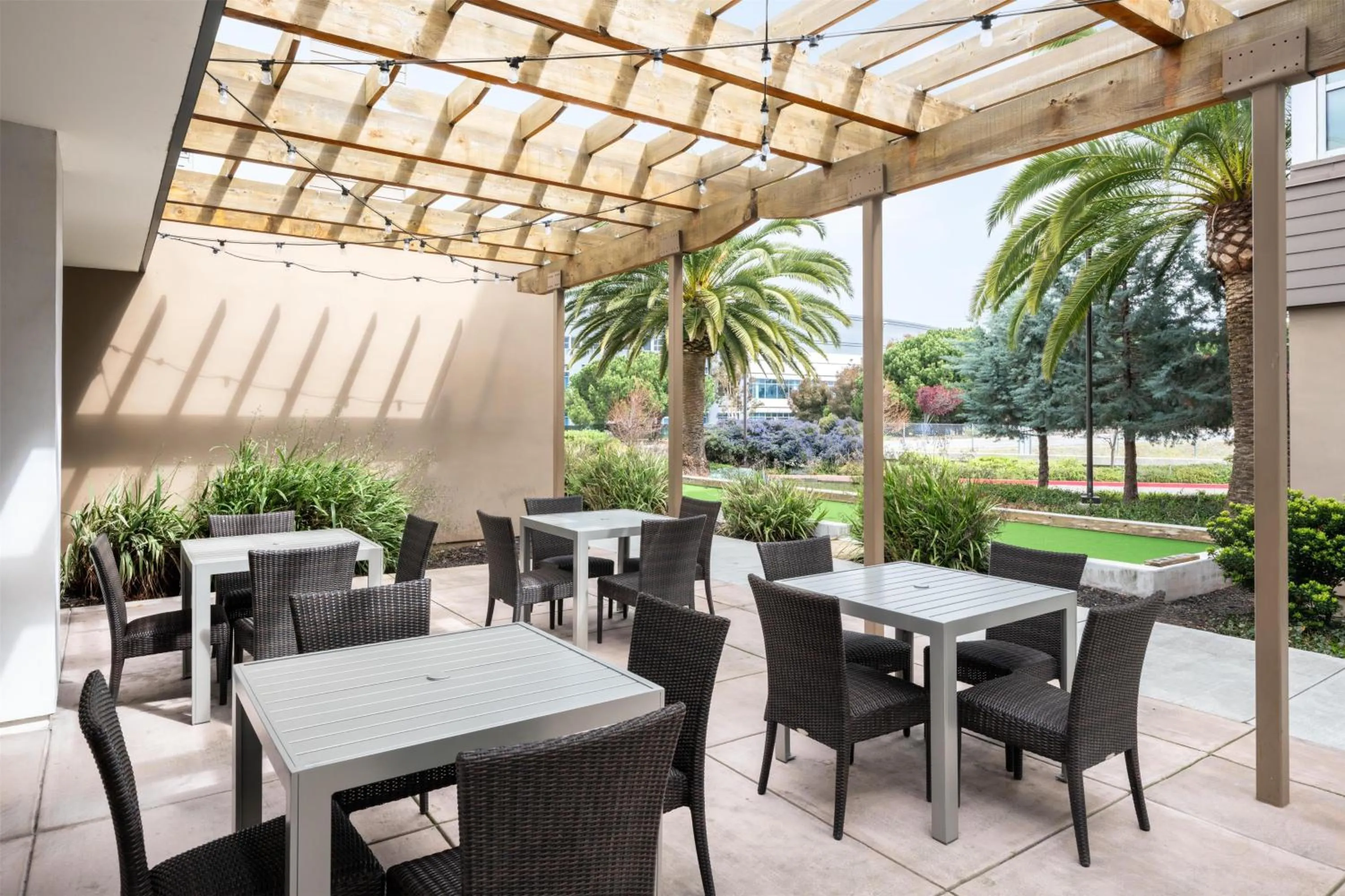 Patio in Homewood Suites By Hilton San Jose Santa Clara