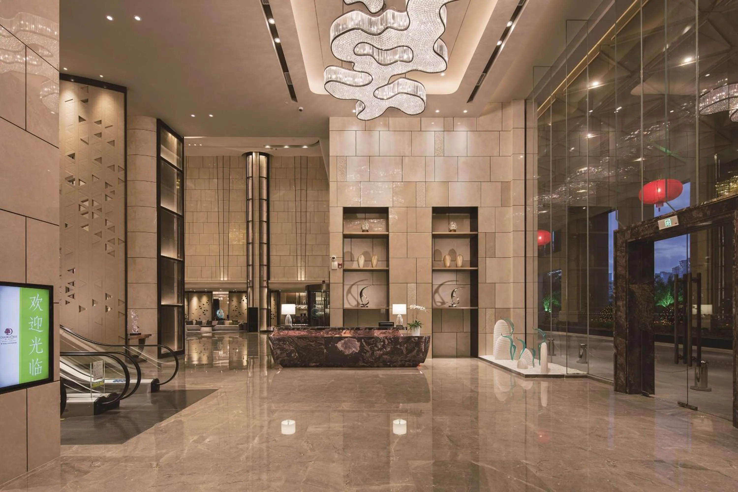 Lobby or reception in DoubleTree By Hilton Xiamen-Haicang