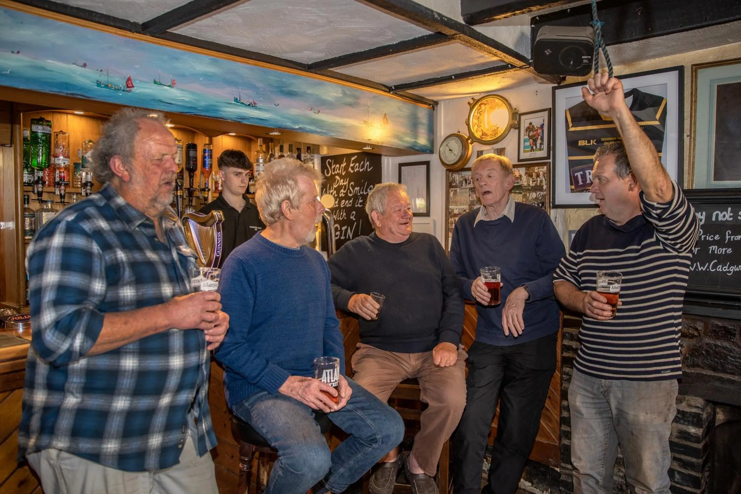 Entertainment in Cadgwith Cove Inn