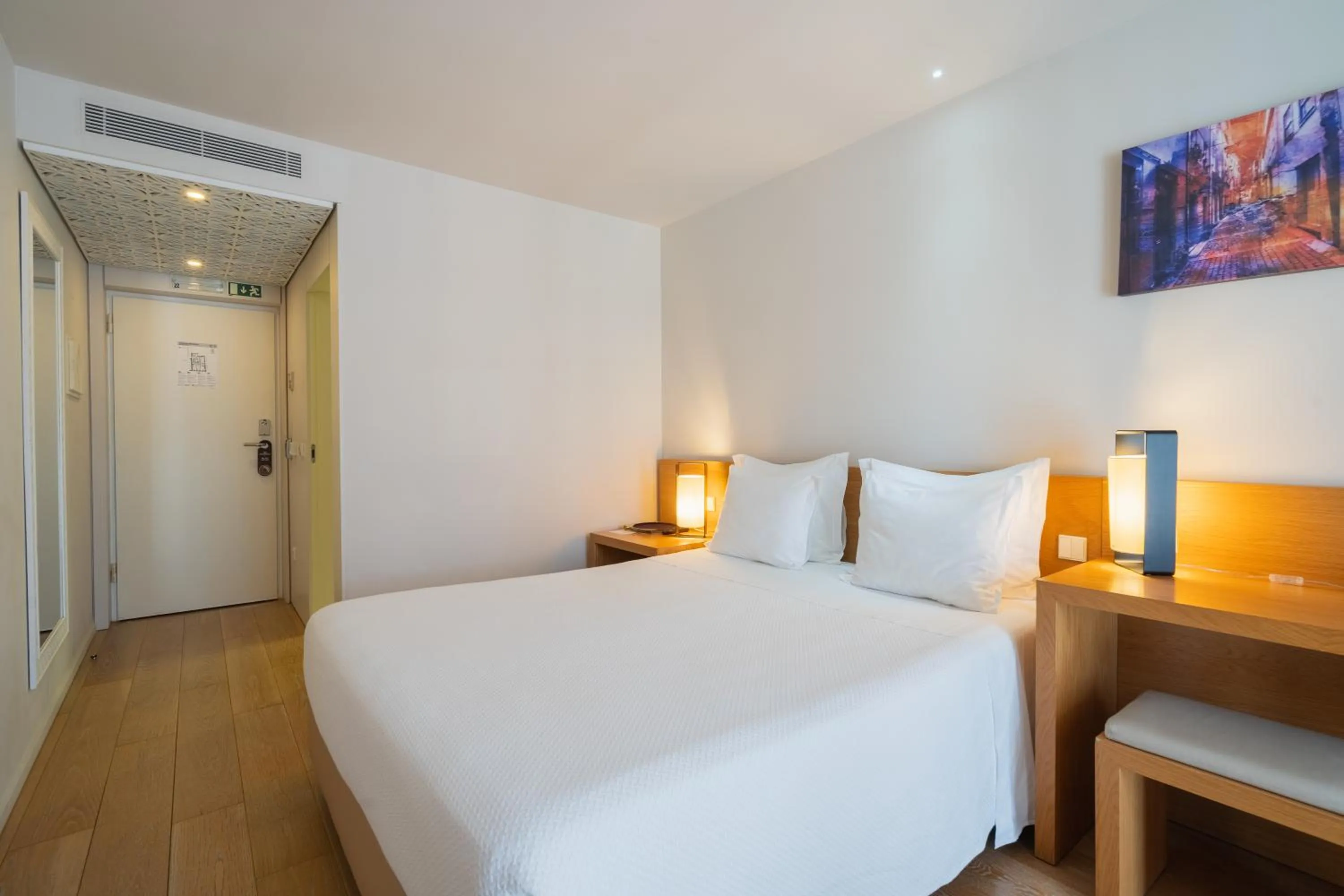 Bed in Burgus Tribute & Design Hotel