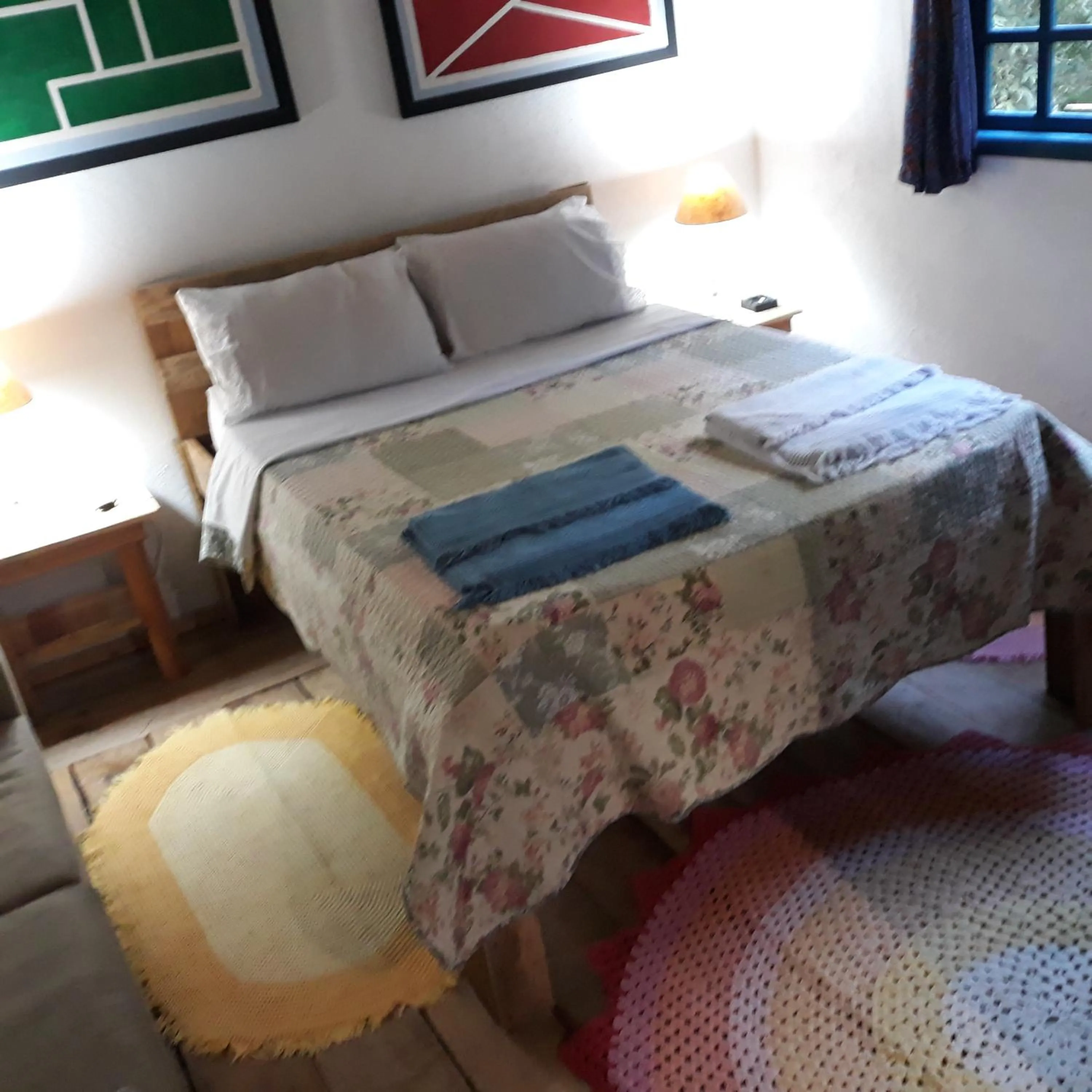 Bedroom, Bed in Tô na Roça