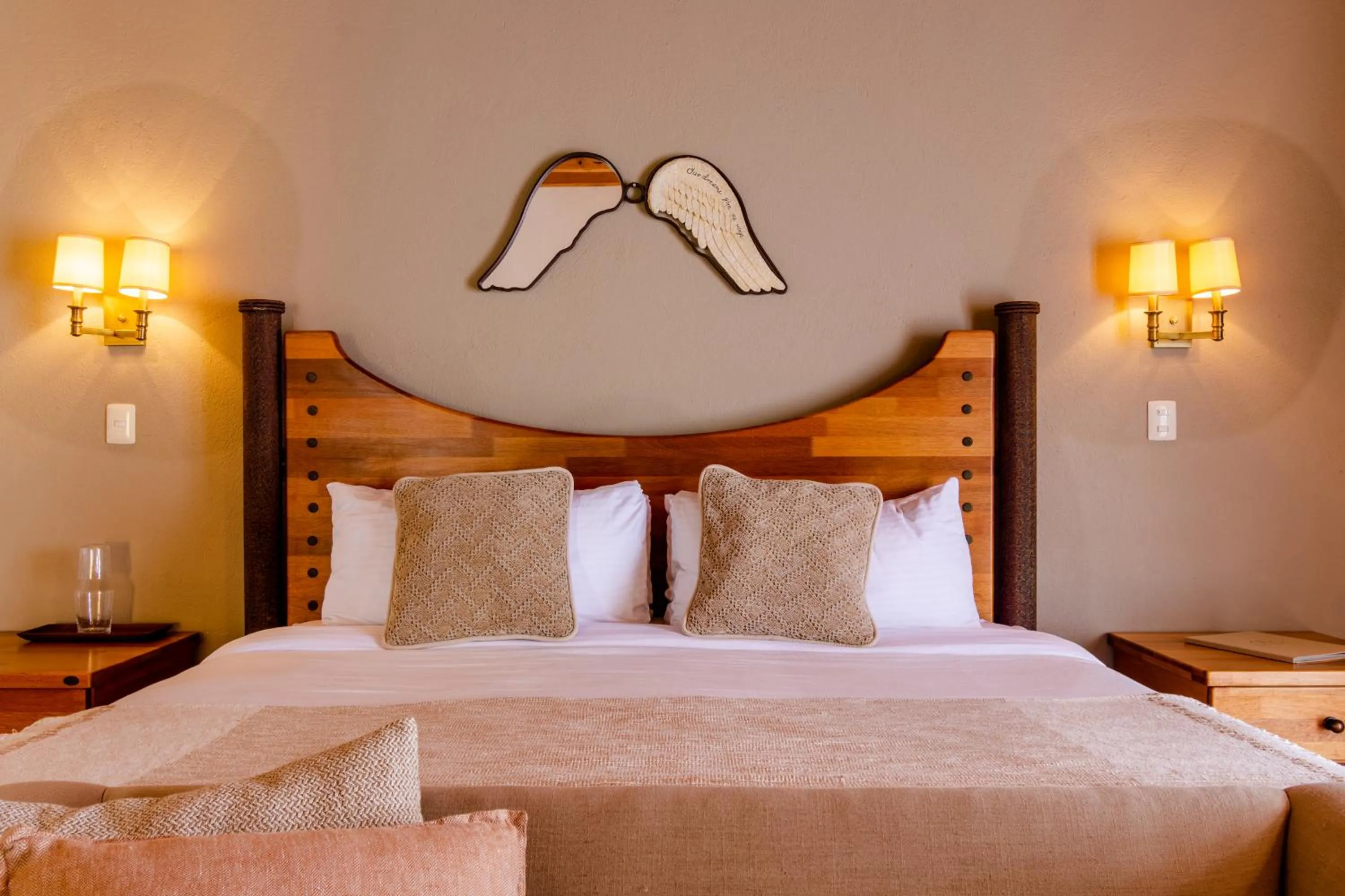 Bed in Hotel Camino de Vinos