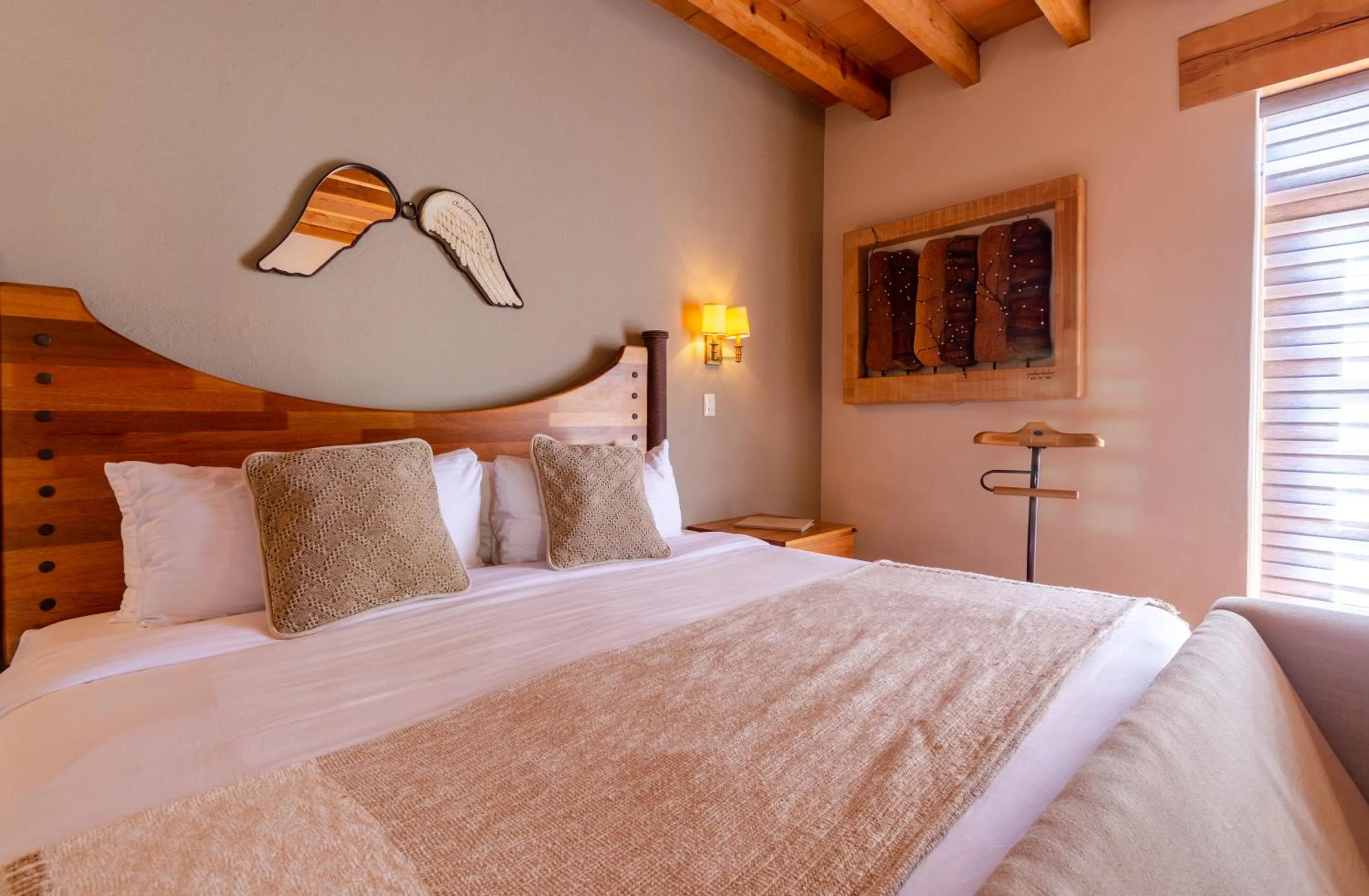 Bed in Hotel Camino de Vinos