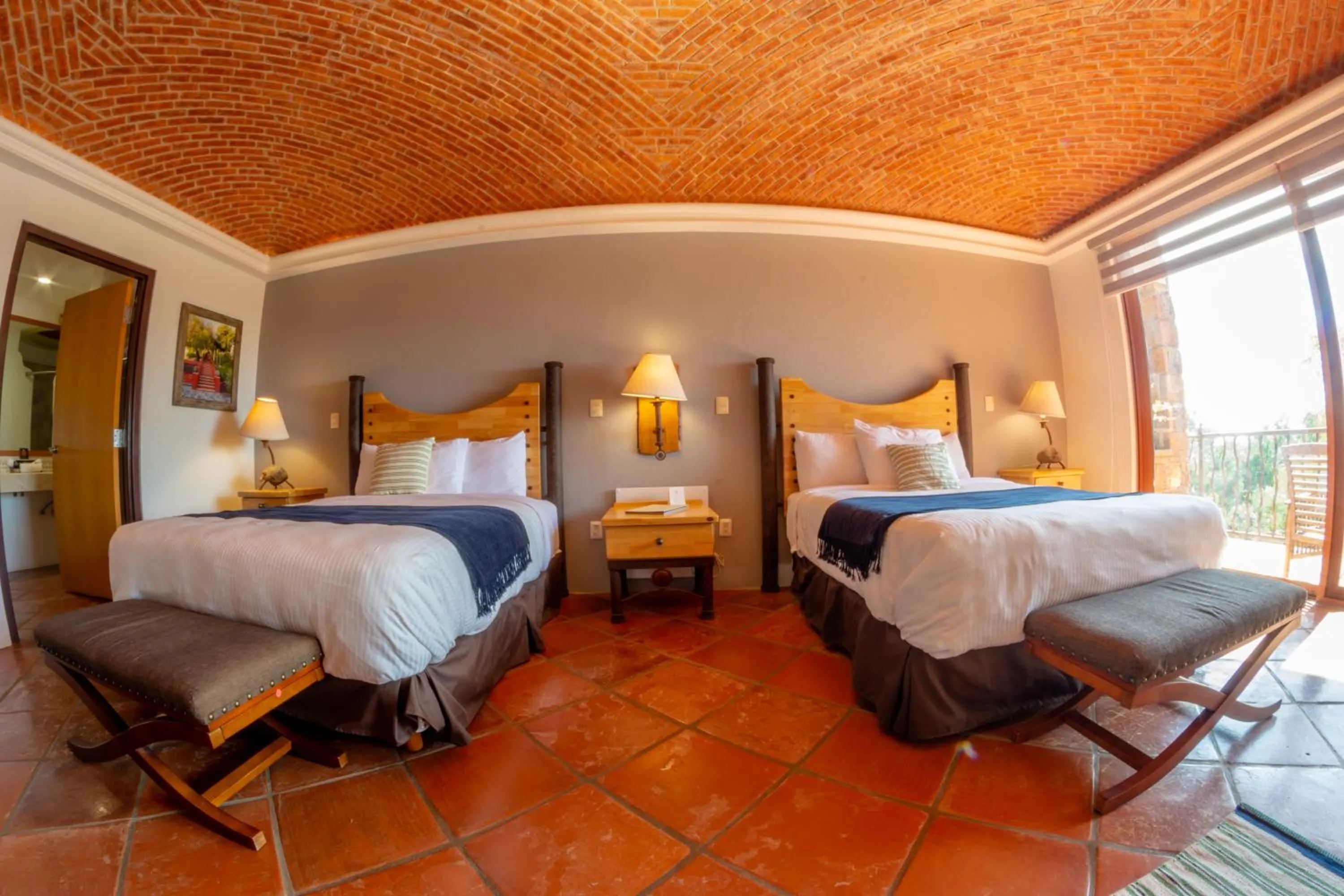 Bed in Hotel Camino de Vinos