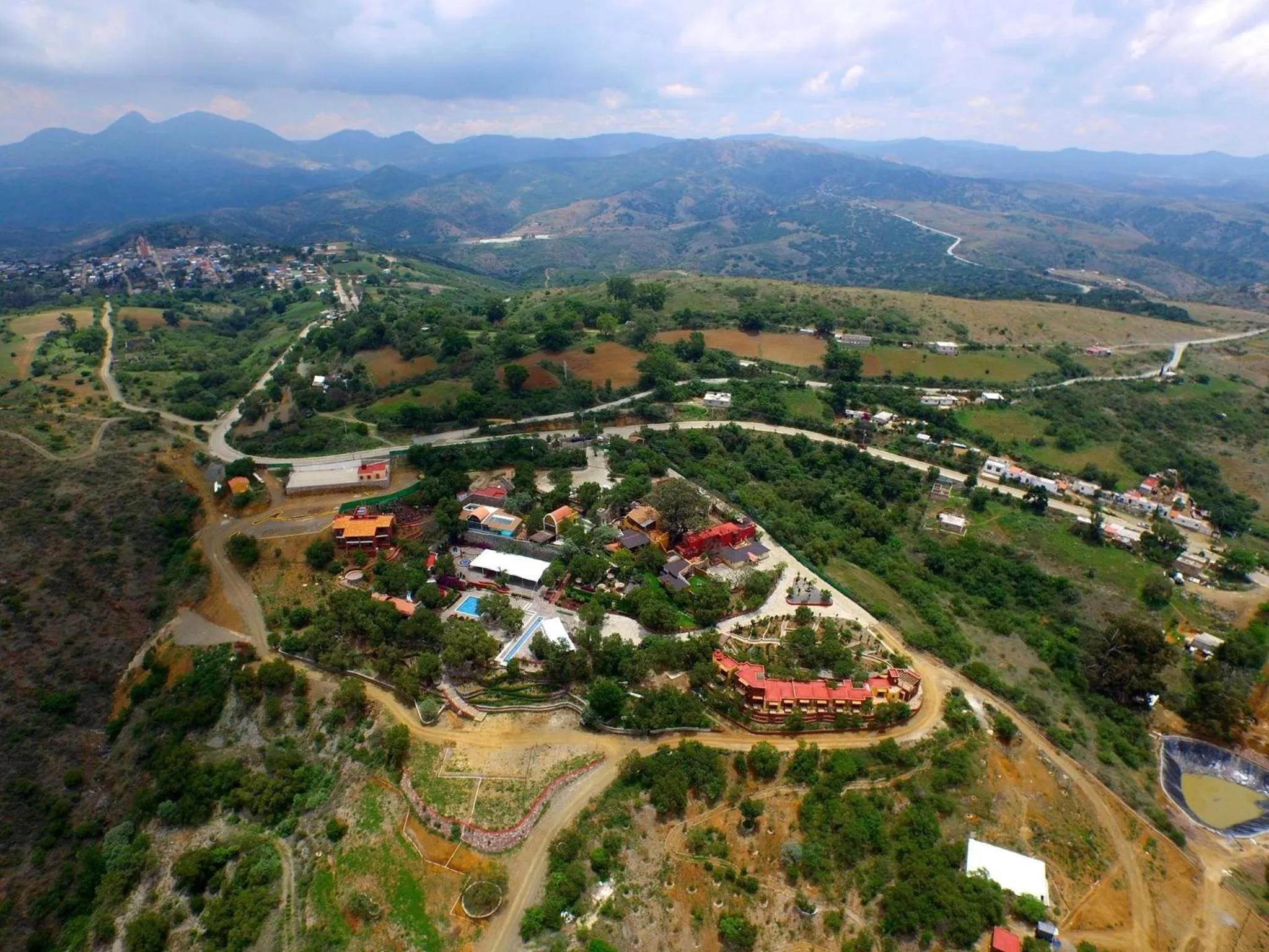 Bird's eye view in Hotel Camino de Vinos