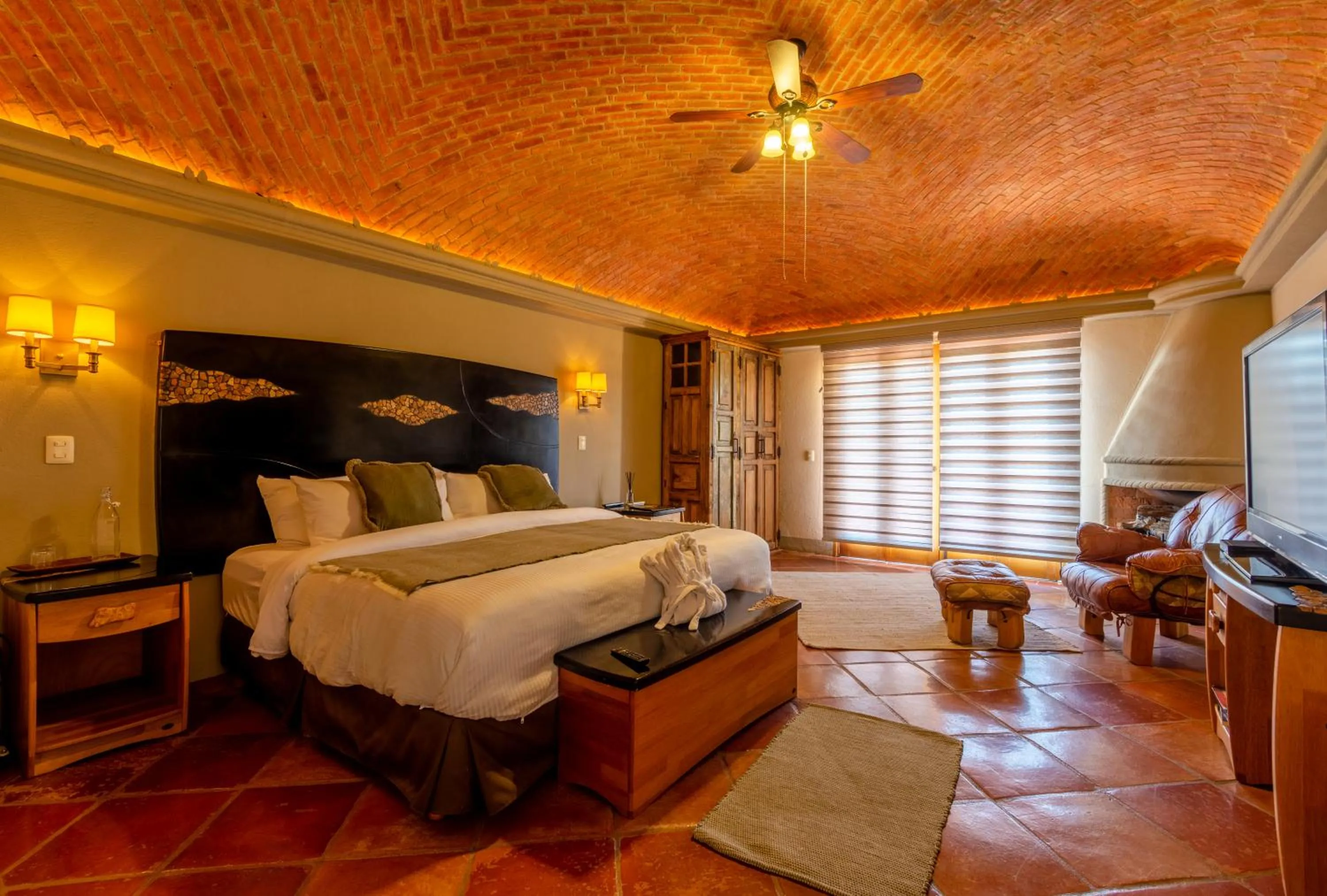 Bed in Hotel Camino de Vinos