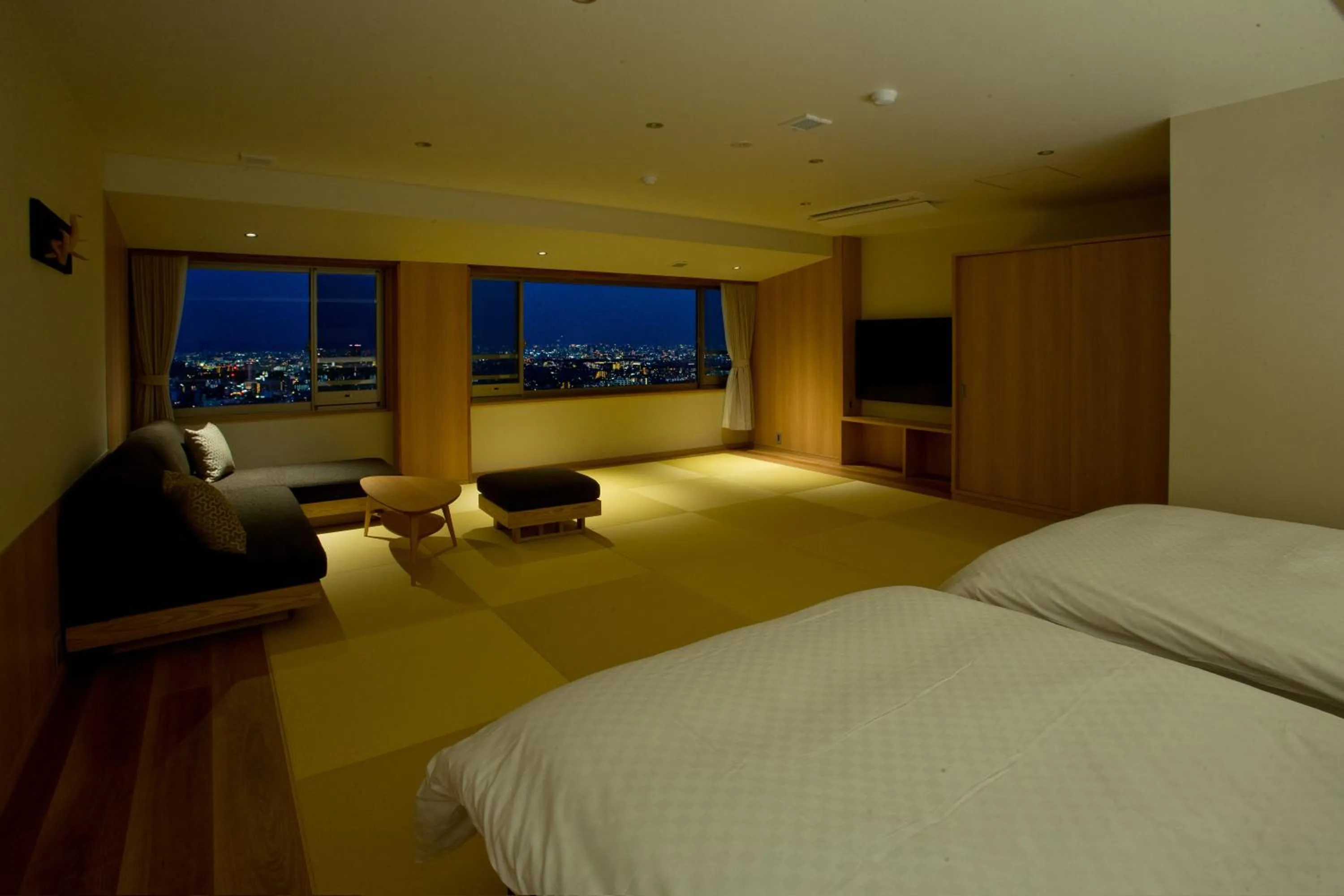 Bed in 山荘 風の杜 Sanso Kazenomori