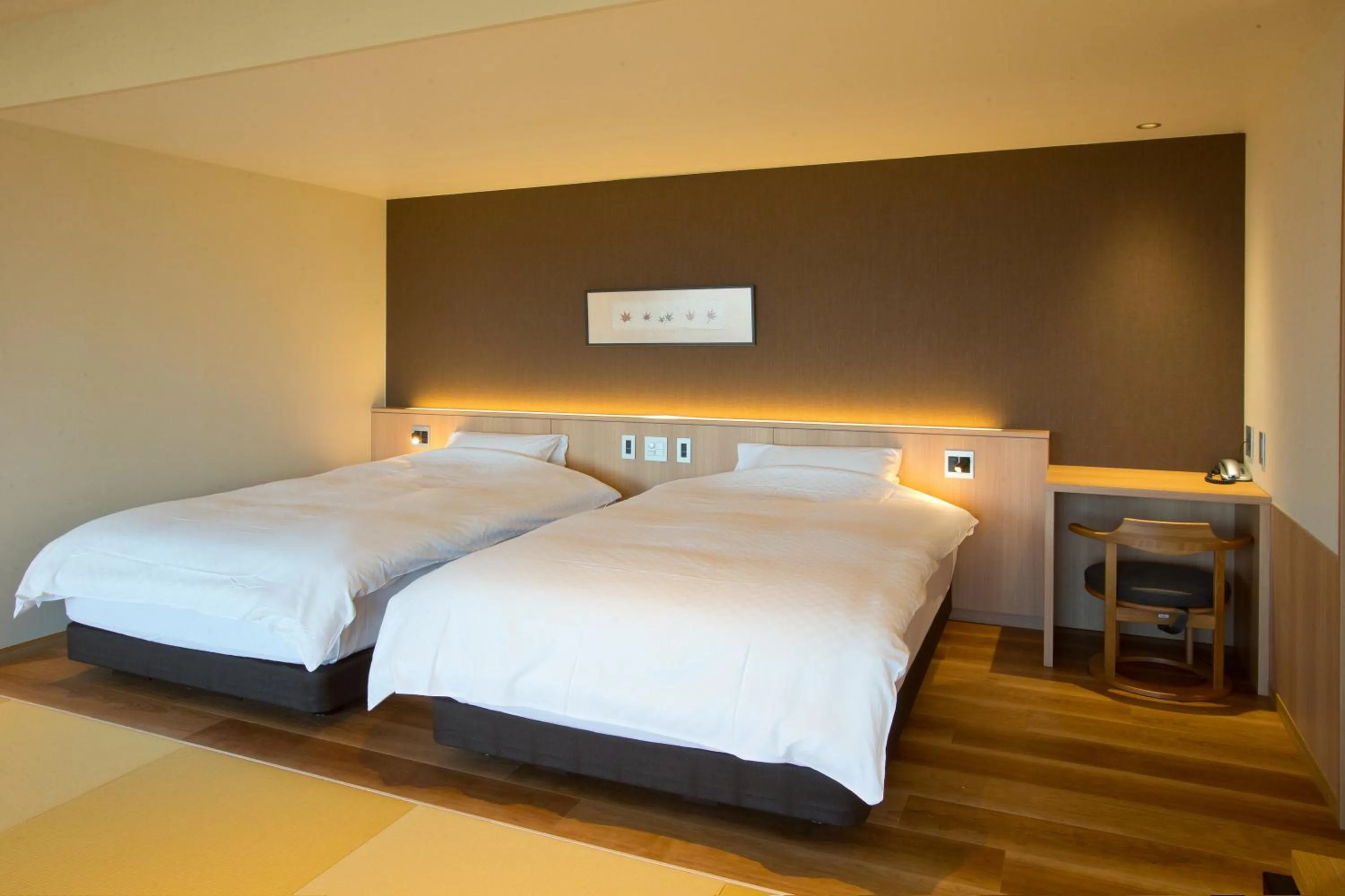 Bed in 山荘 風の杜 Sanso Kazenomori