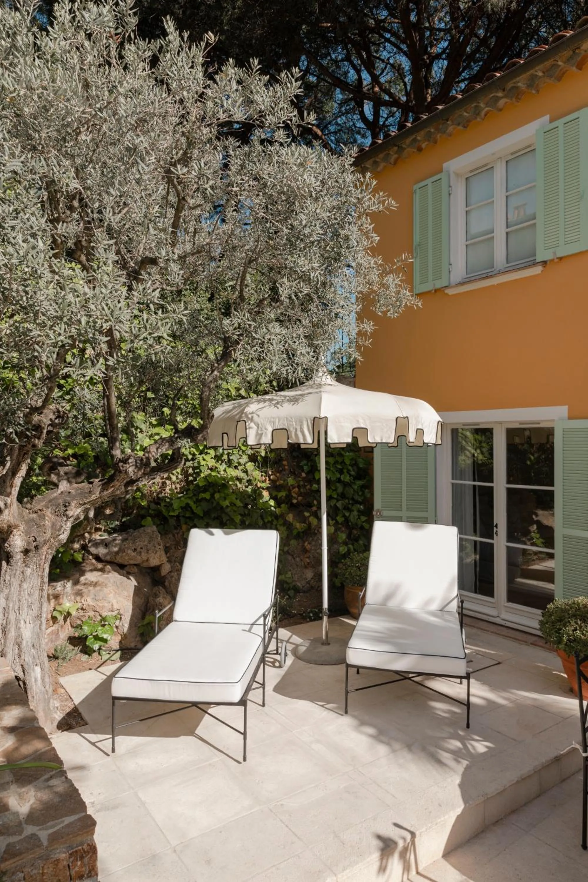 Garden view in La Bastide de Saint Tropez