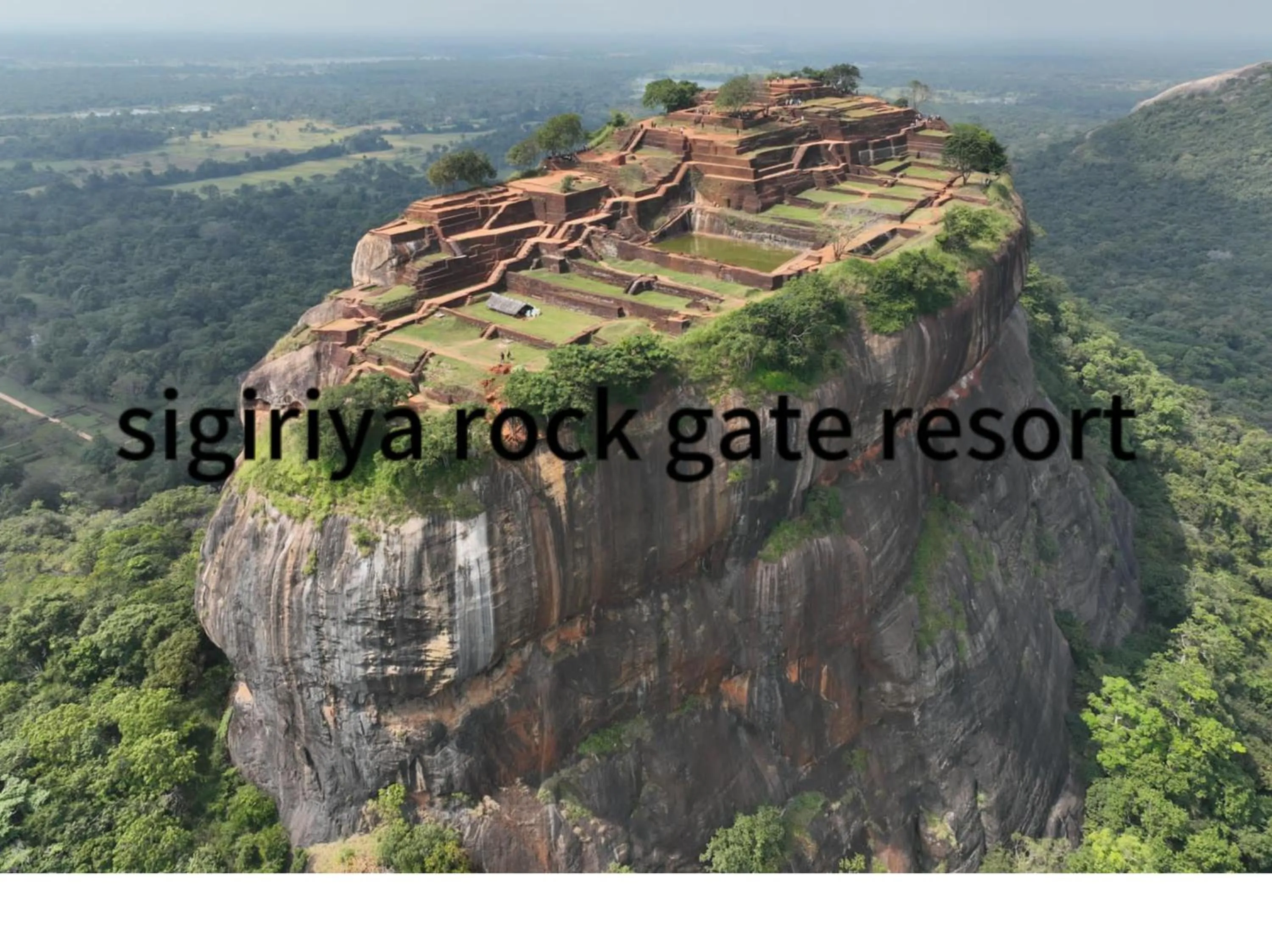 Natural landscape in Sigiriya Rock Gate Resort