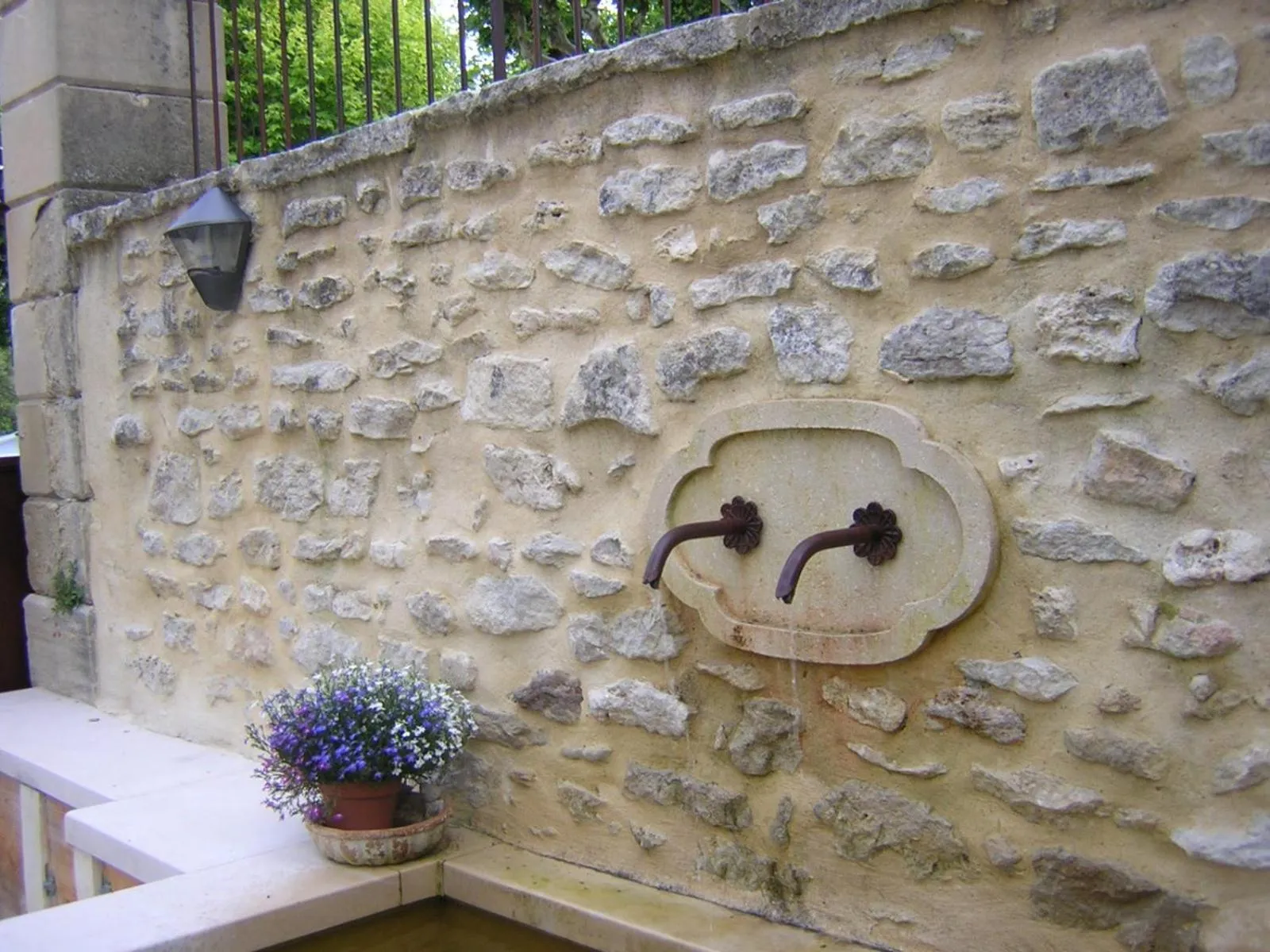 Garden view in La Rialhe