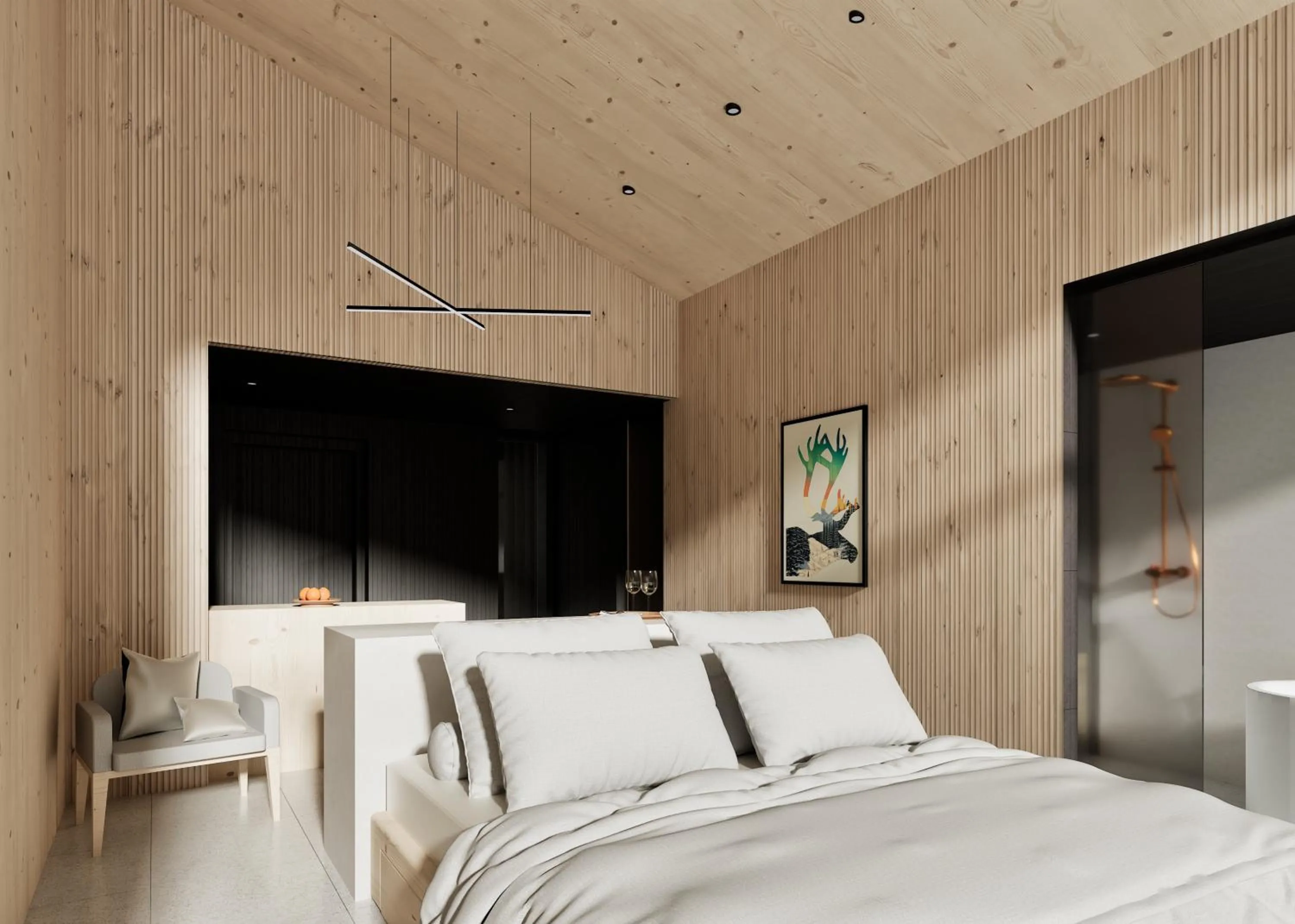 Bed in Star Arctic Hotel & Activities