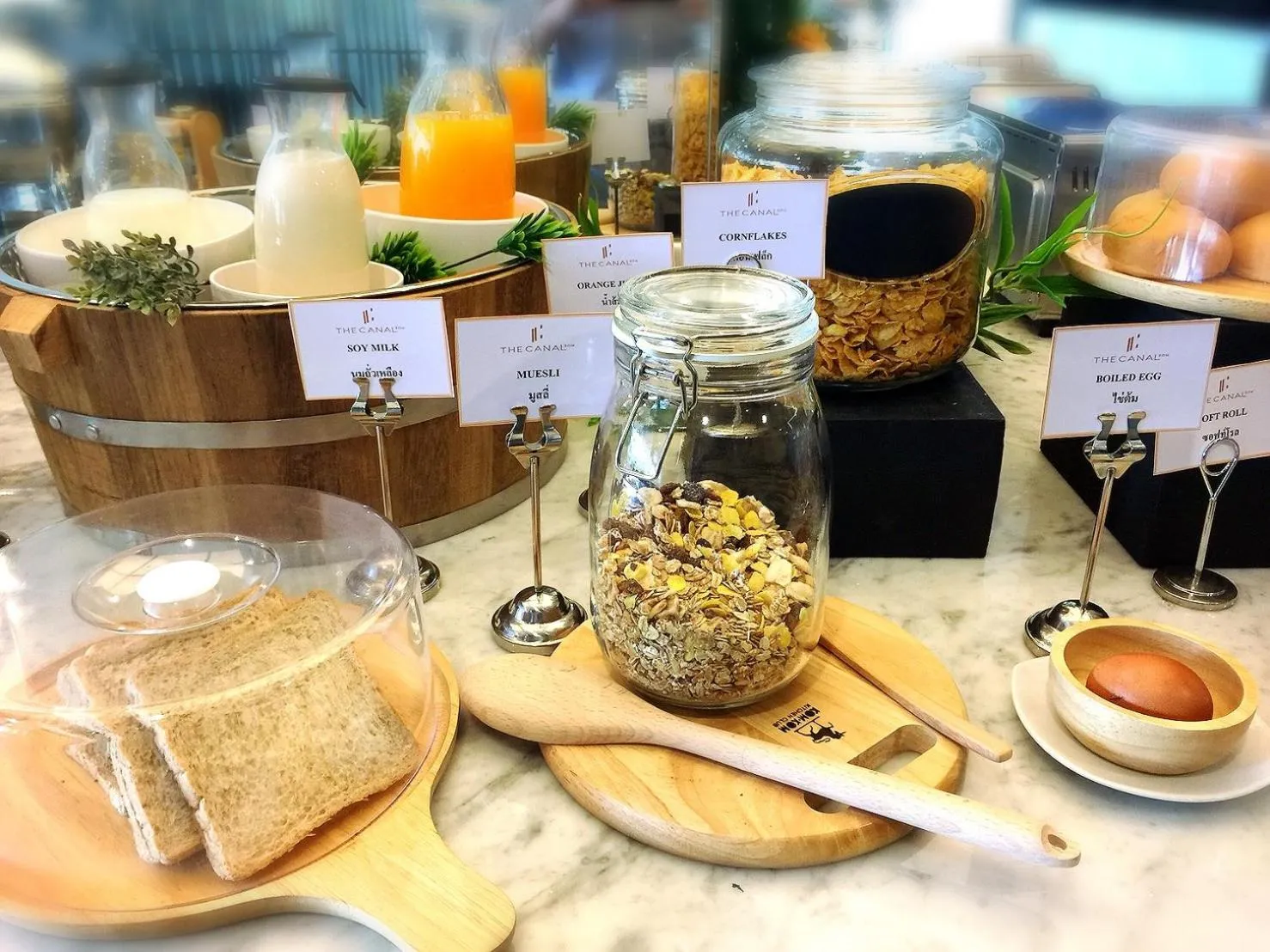 Buffet breakfast in The Canal 304 Hotel and Residence