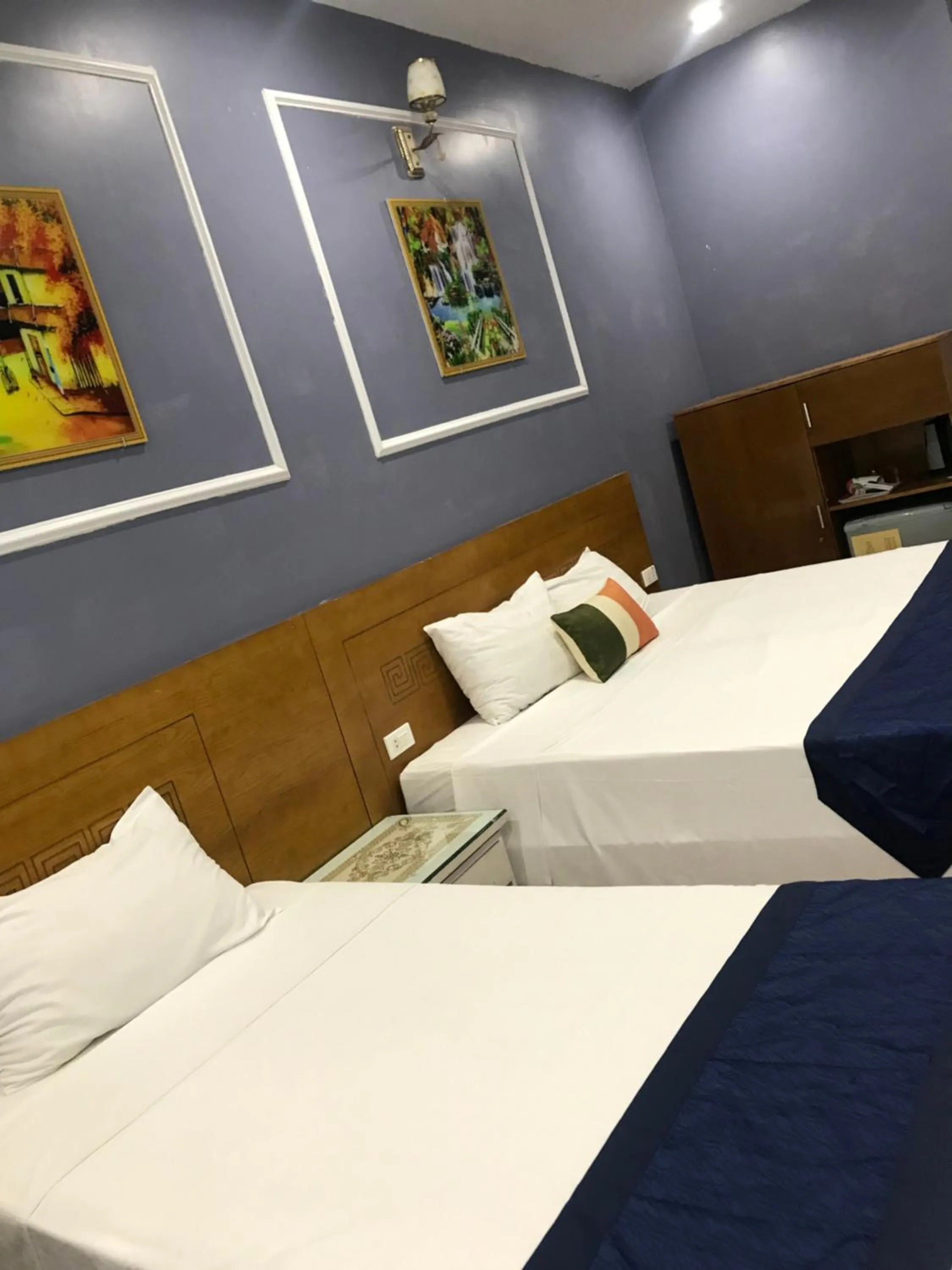 Bed in Old Town Palace Guest House