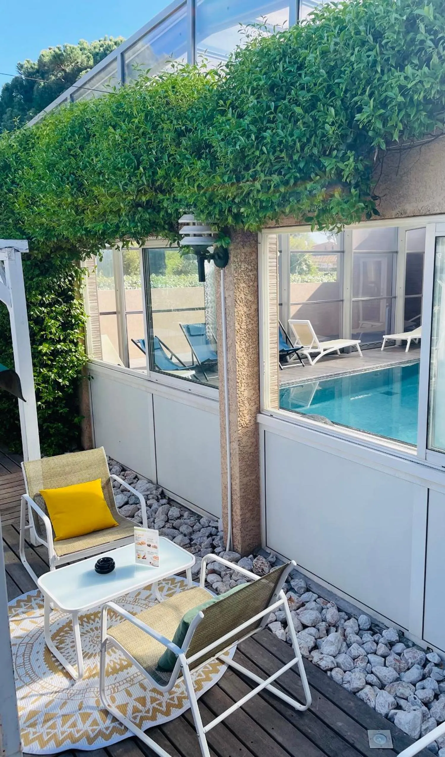 Patio in Hotel & Spa Gil de France Cap d'Agde